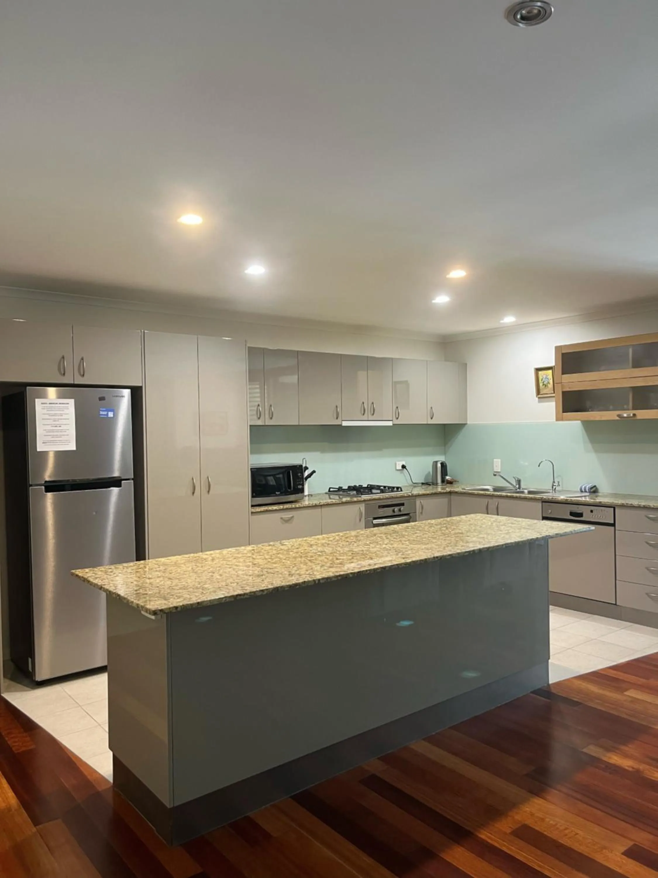 kitchen in The Village Holiday Apartments at Burleigh Heads