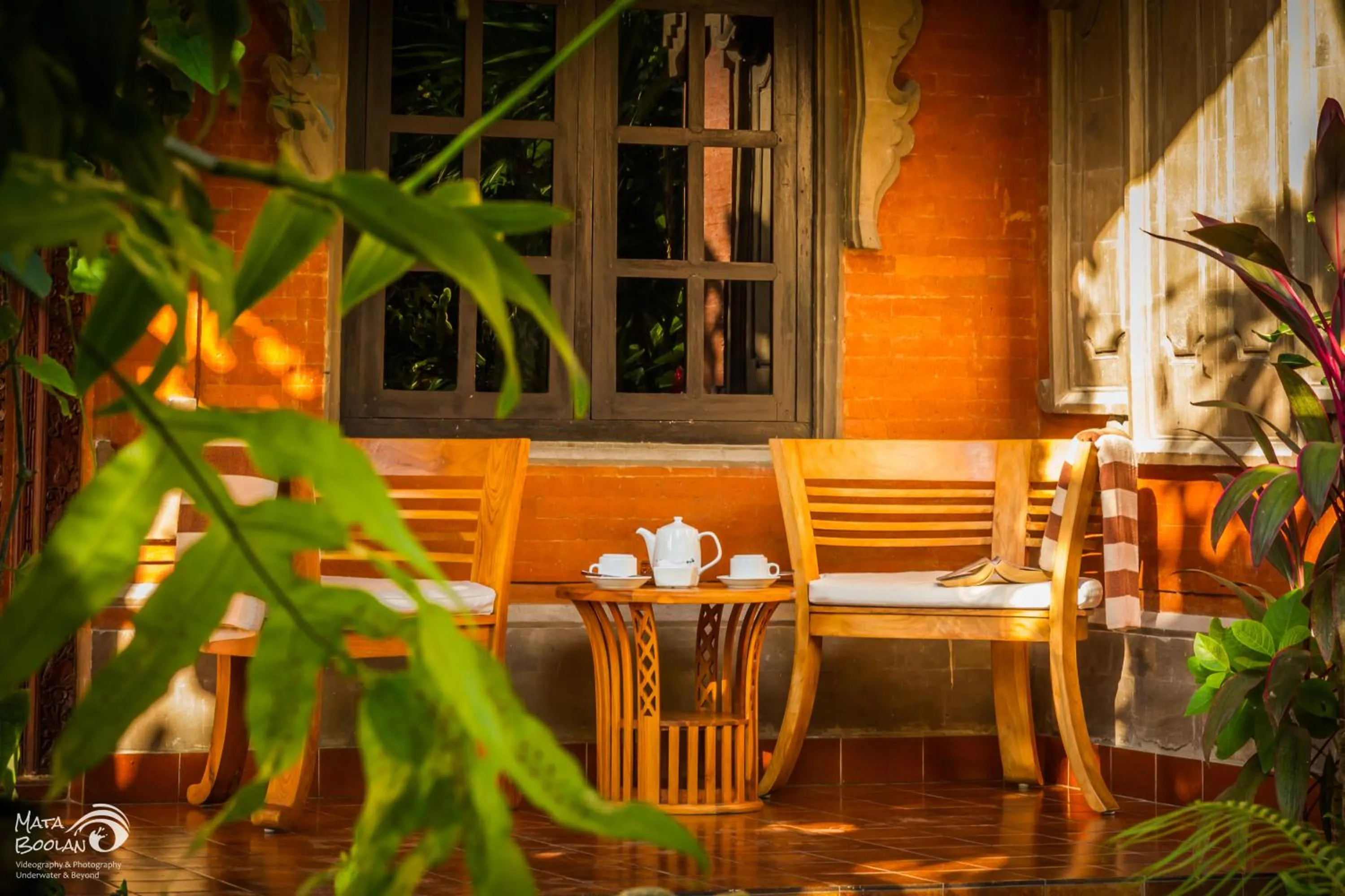 Patio in Rama Shinta Hotel Candidasa