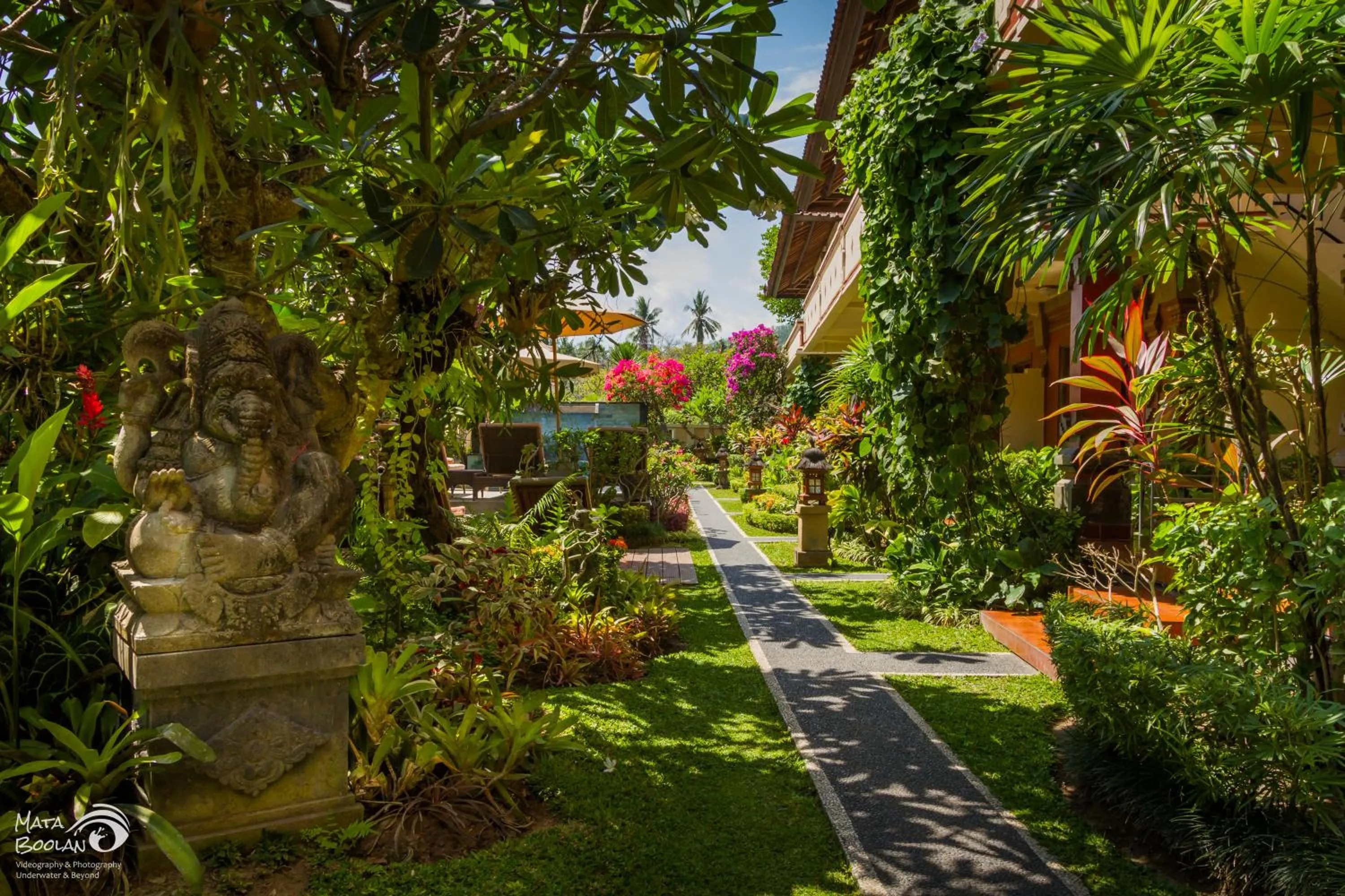 Garden in Rama Shinta Hotel Candidasa