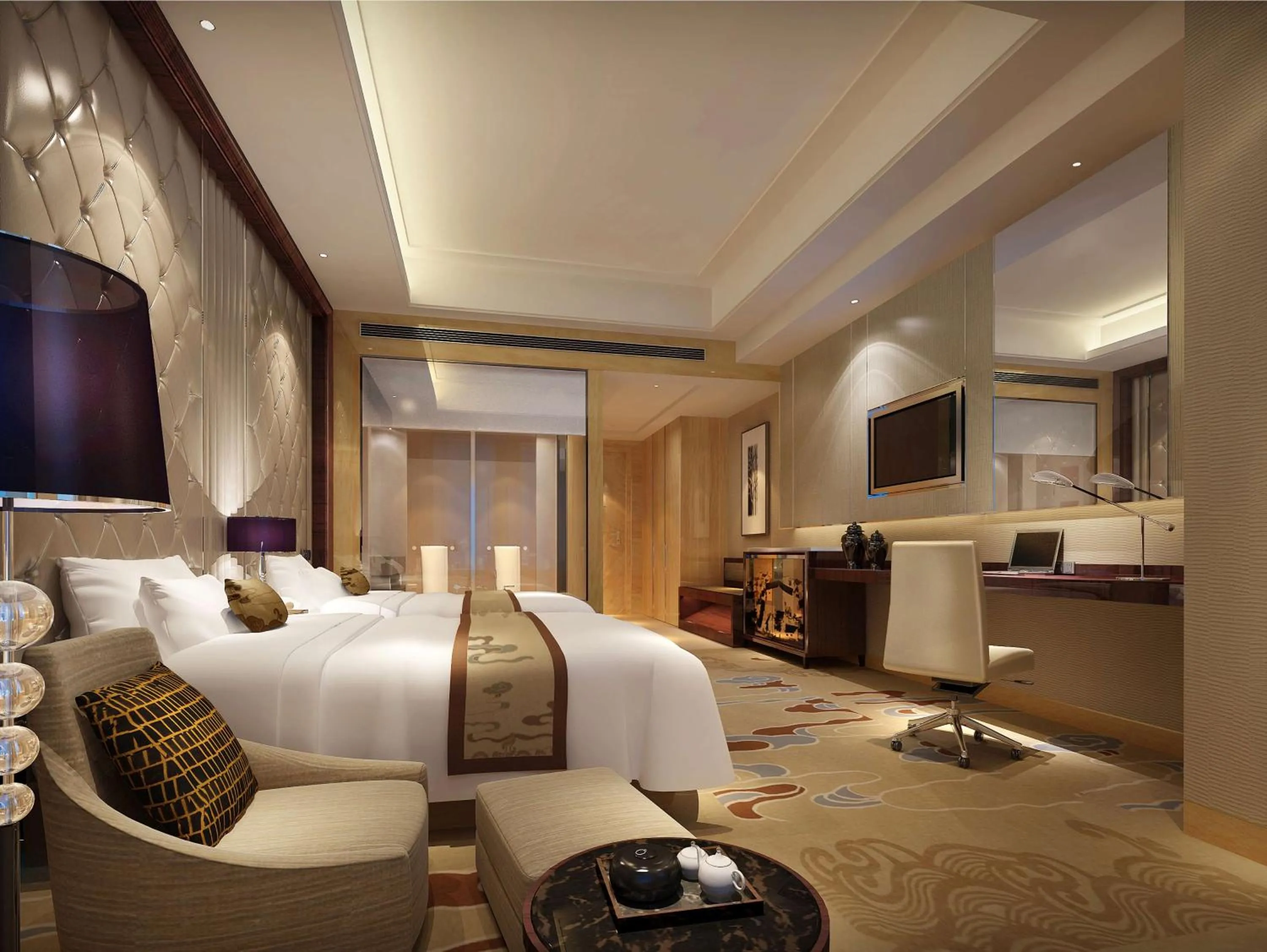 Bed in Hilton Nanjing