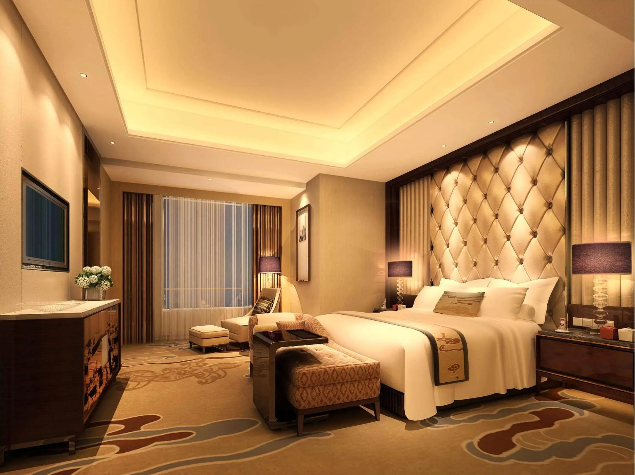 Bed in Hilton Nanjing