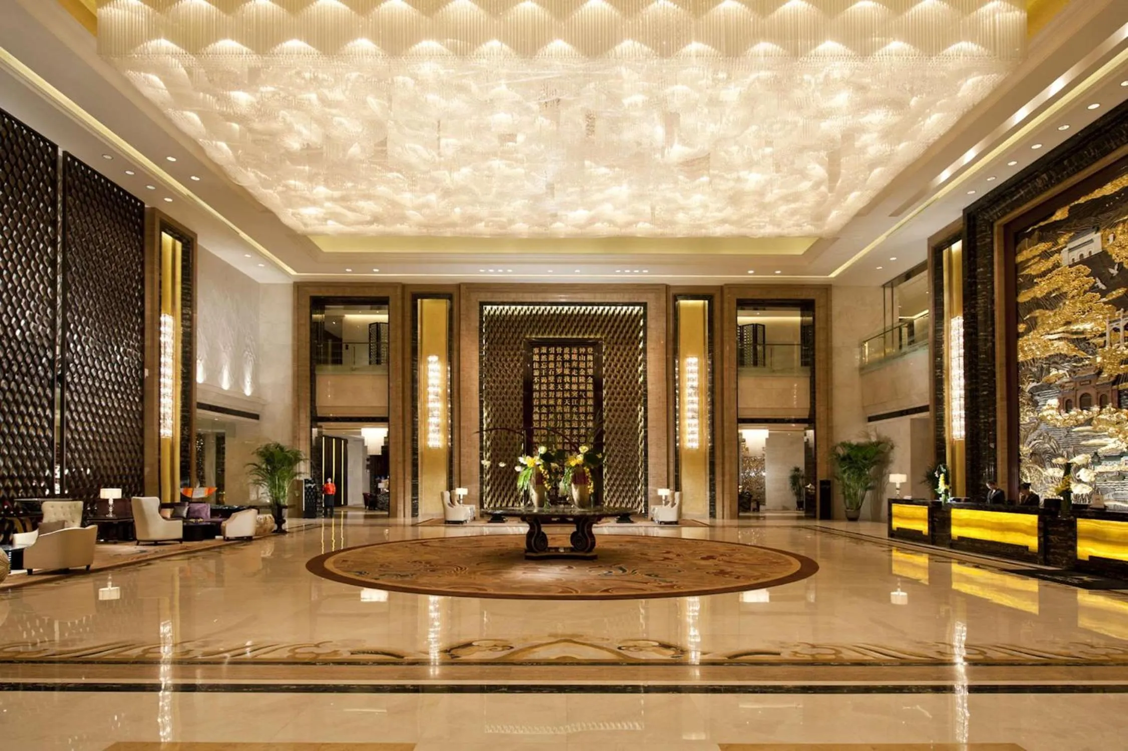 Lobby or reception in Hilton Nanjing