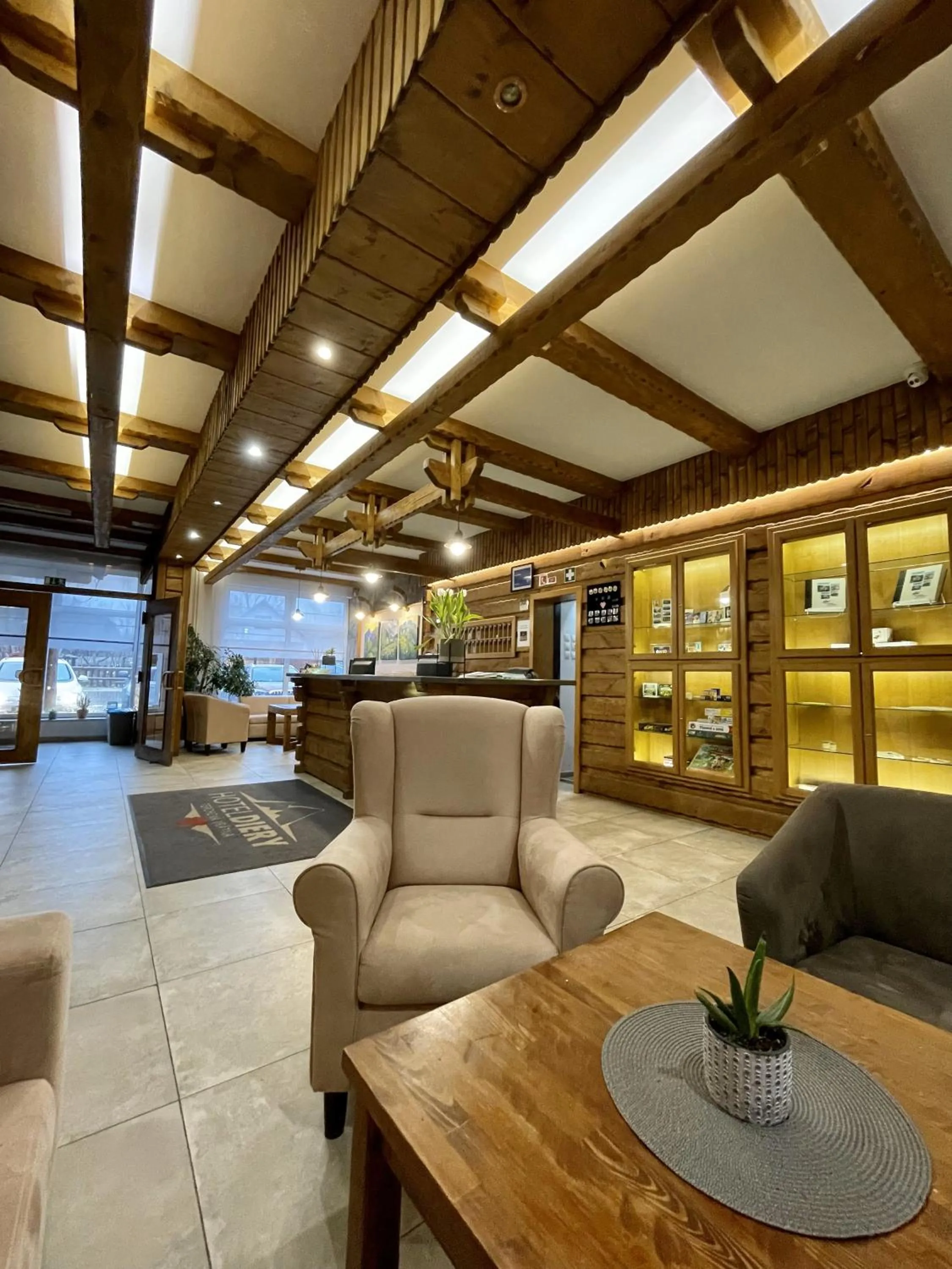 Lobby or reception in Hotel Diery