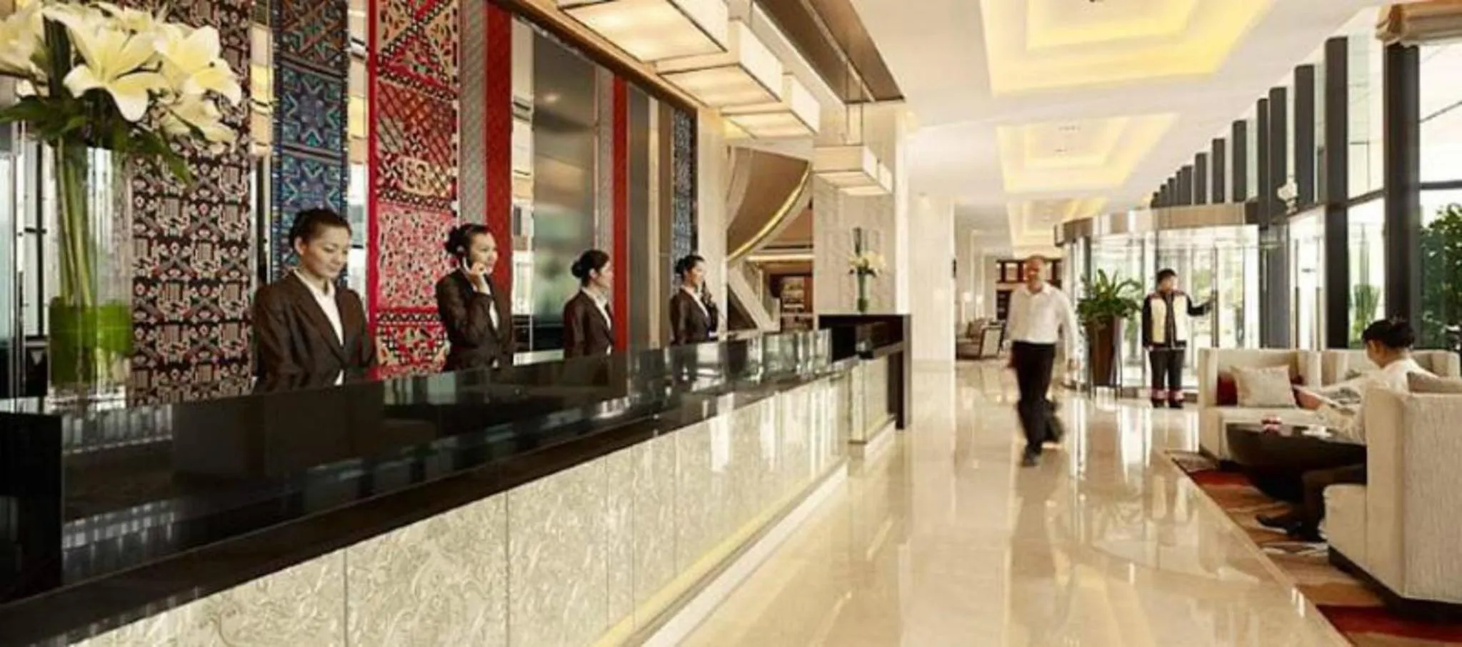 Lobby or reception in Radisson Blu Hotel Liuzhou