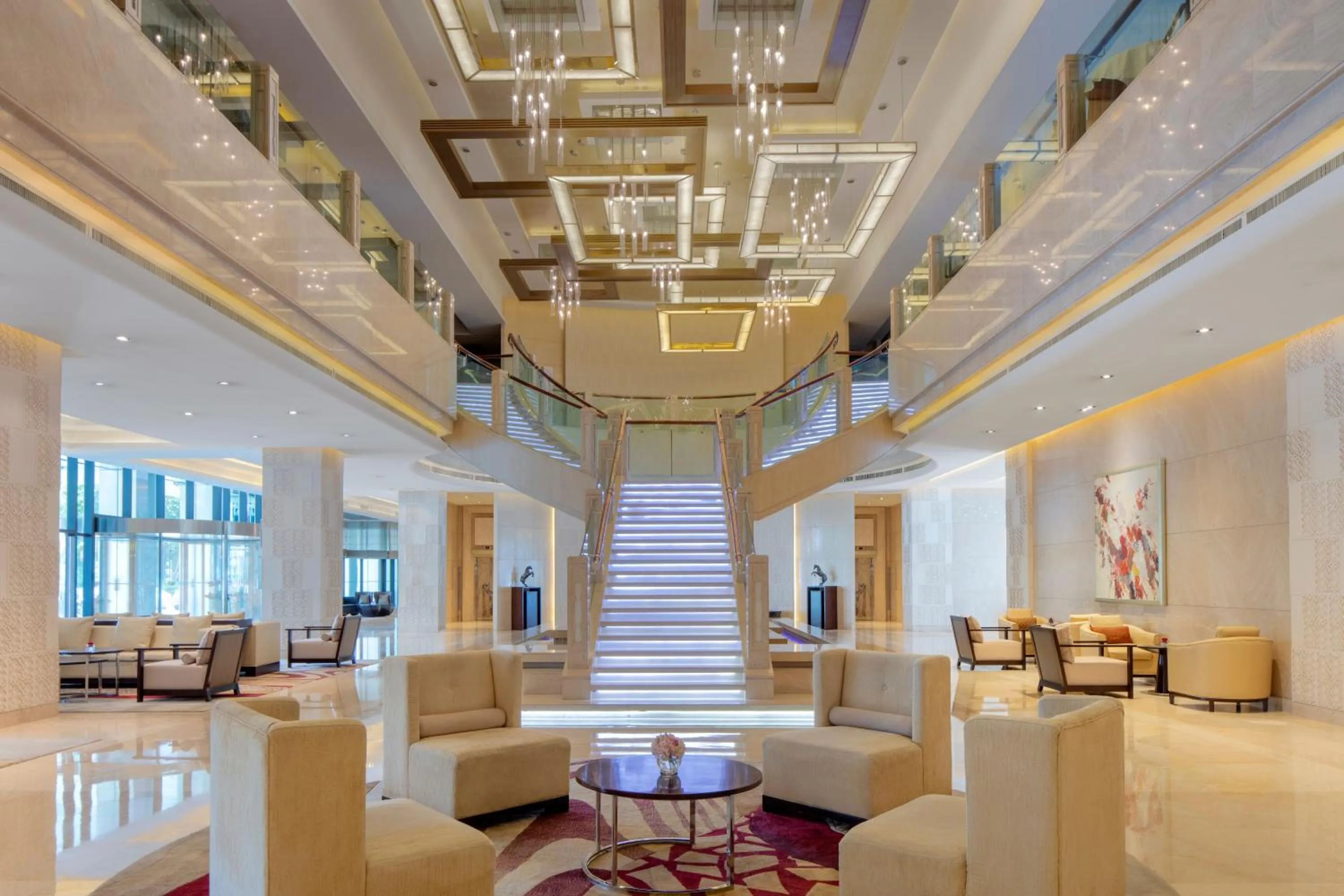 Lobby or reception in Radisson Blu Hotel Liuzhou