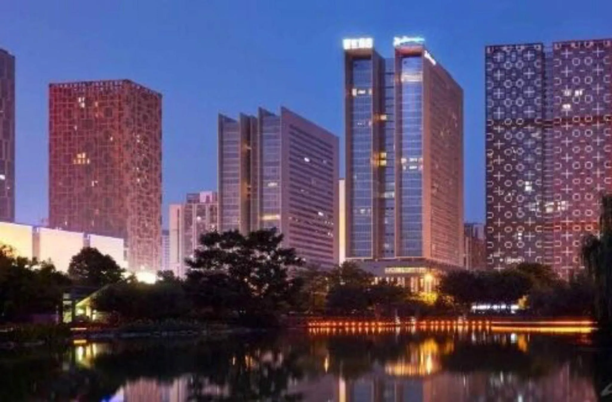 City view in Radisson Blu Hotel Liuzhou