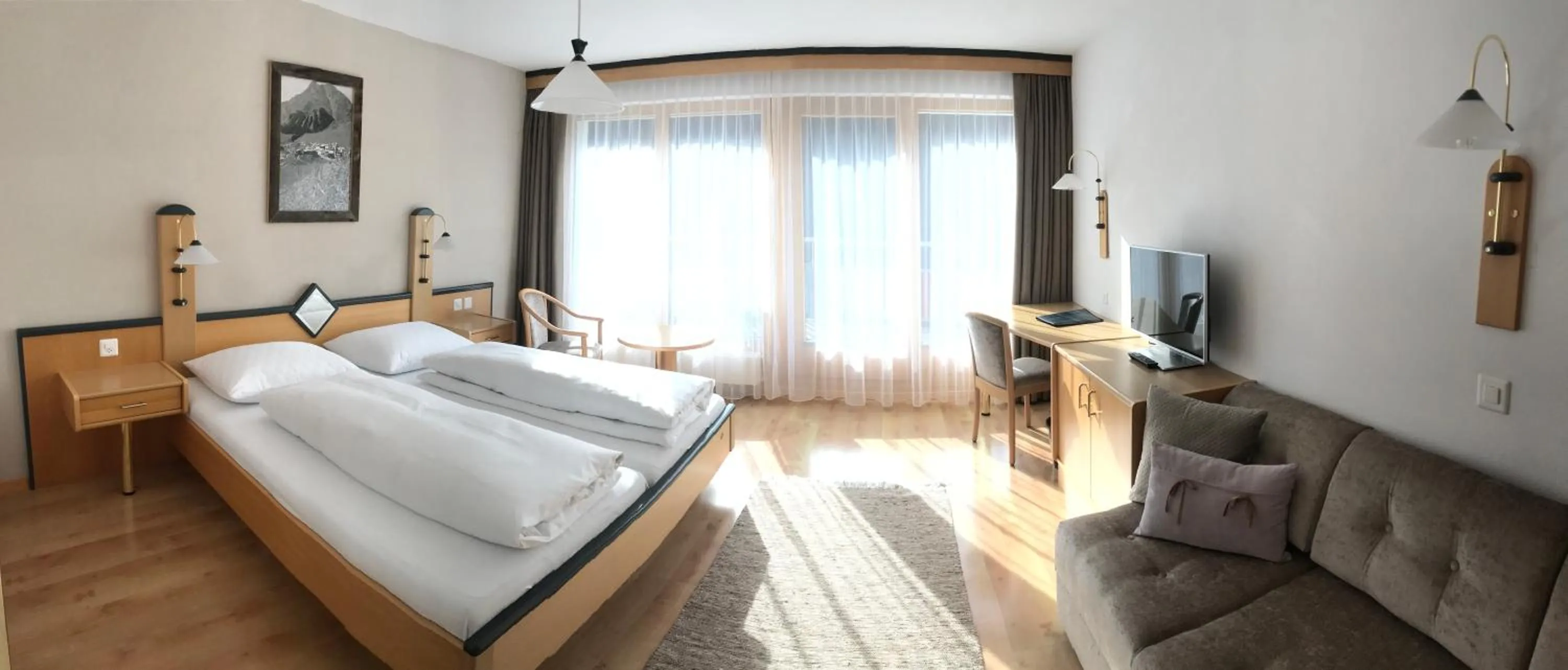 Bed in Hotel Garni Aurora