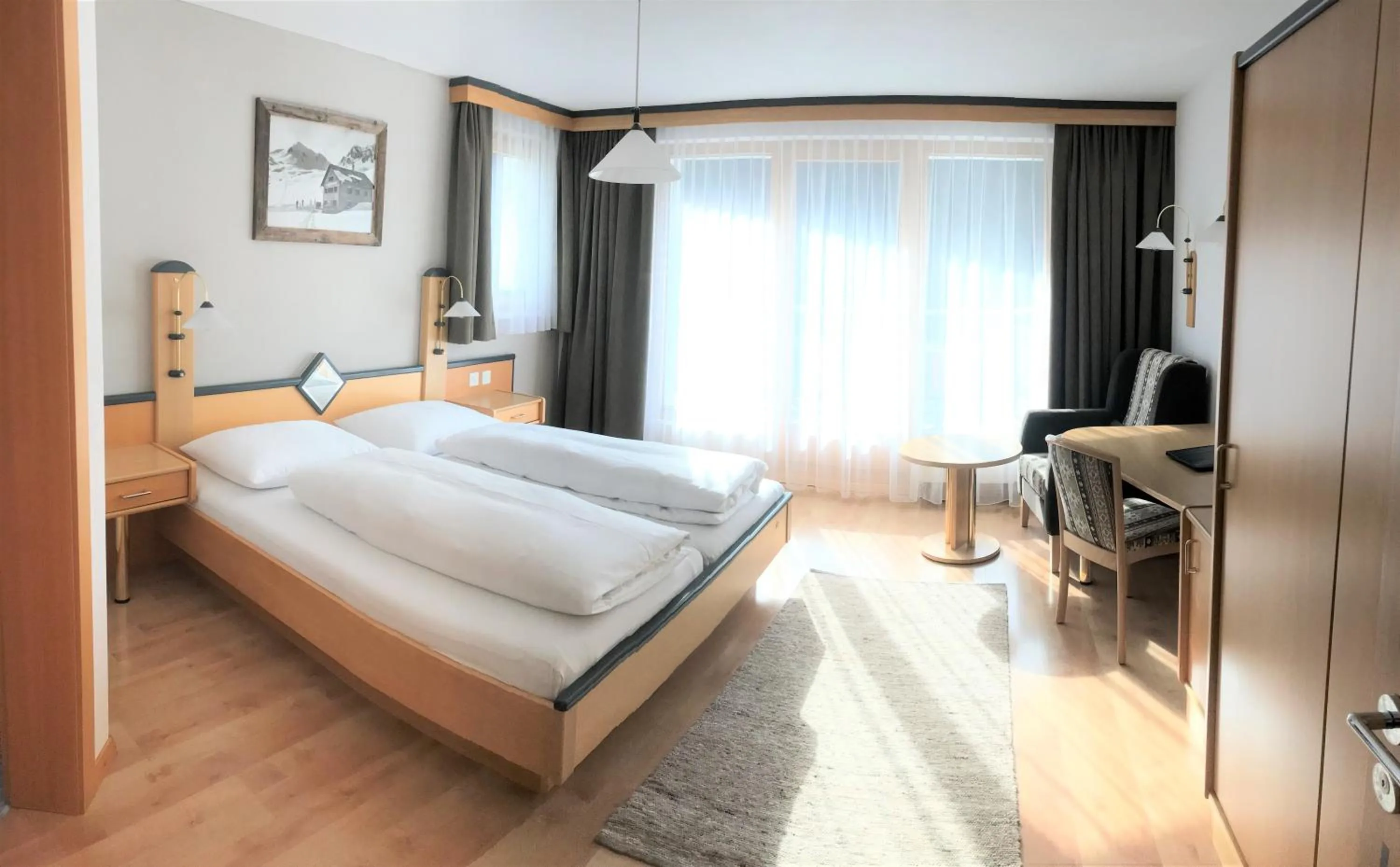 Bed in Hotel Garni Aurora