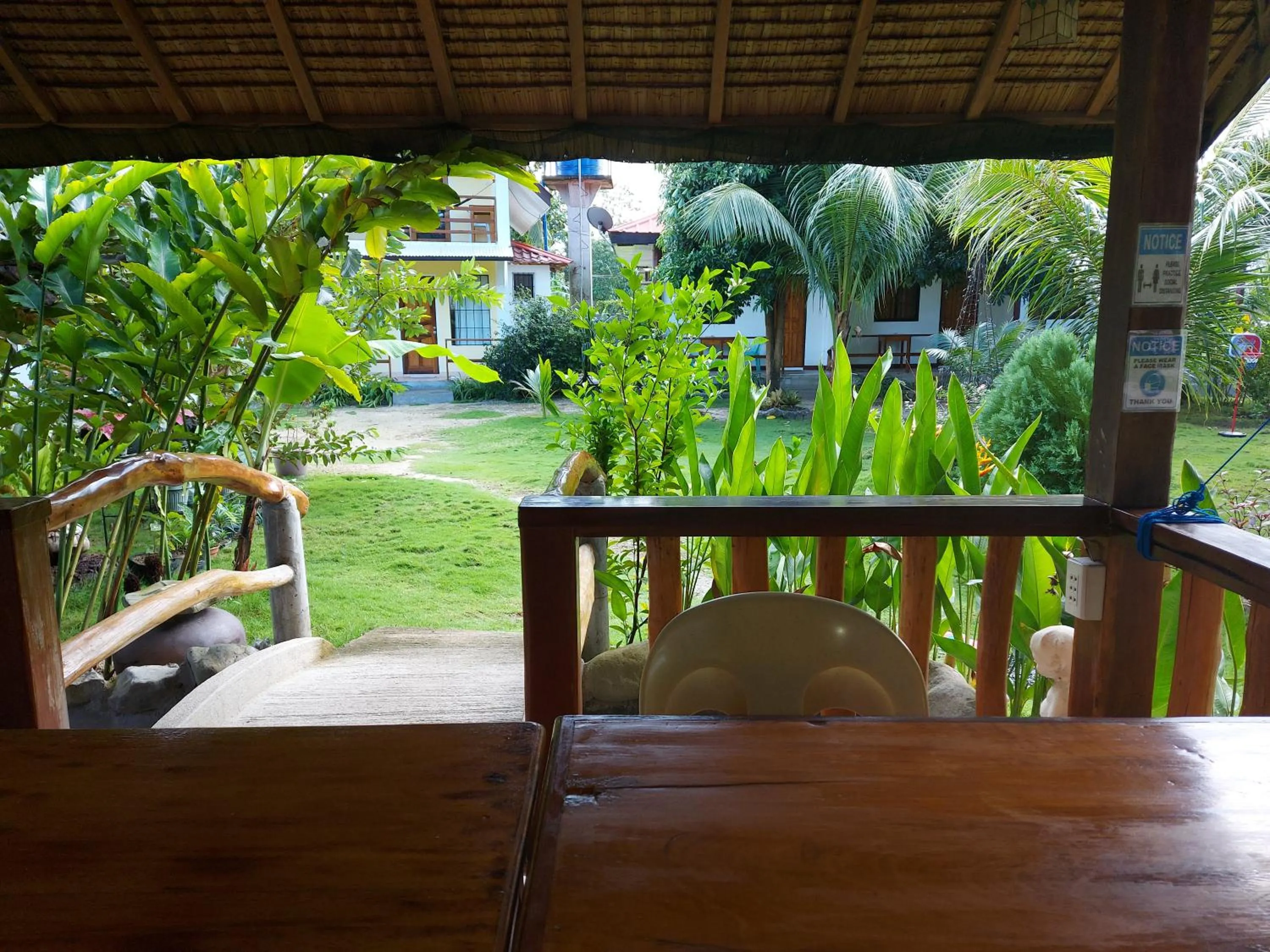 Patio in Gardenview Homestay Siargao