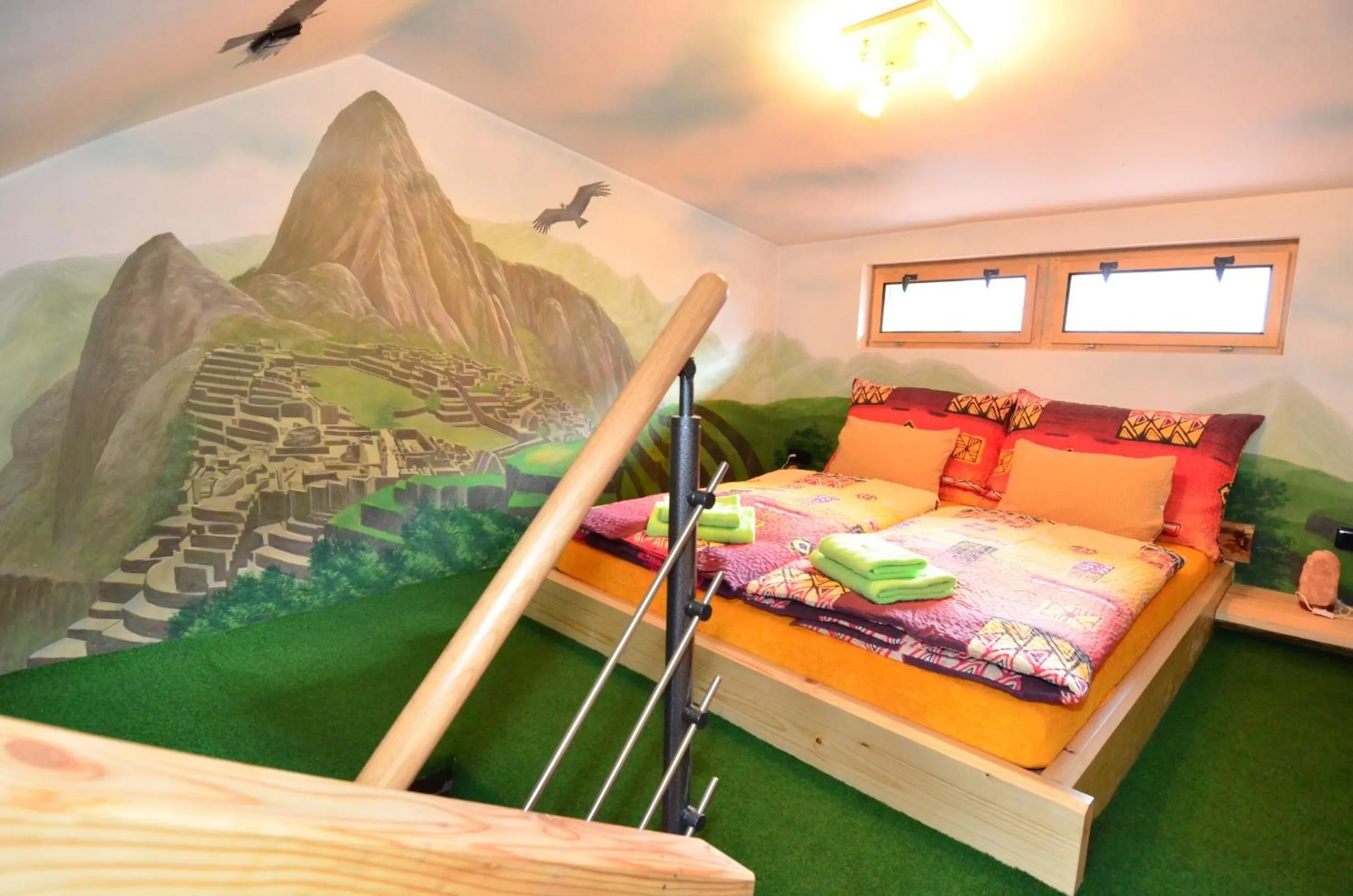 Bedroom, Bed in Resort Svět