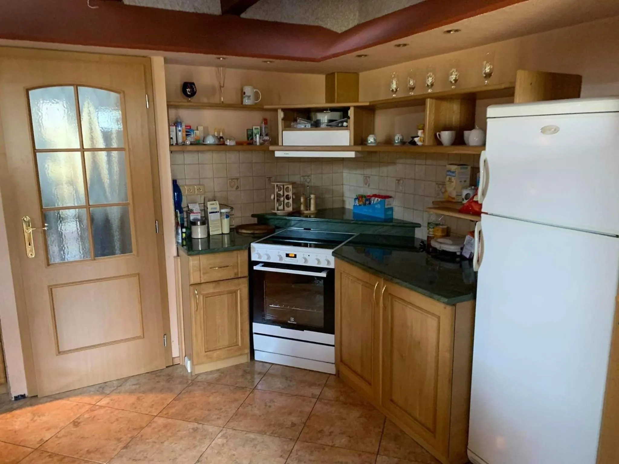 Kitchen or kitchenette in Resort Svět