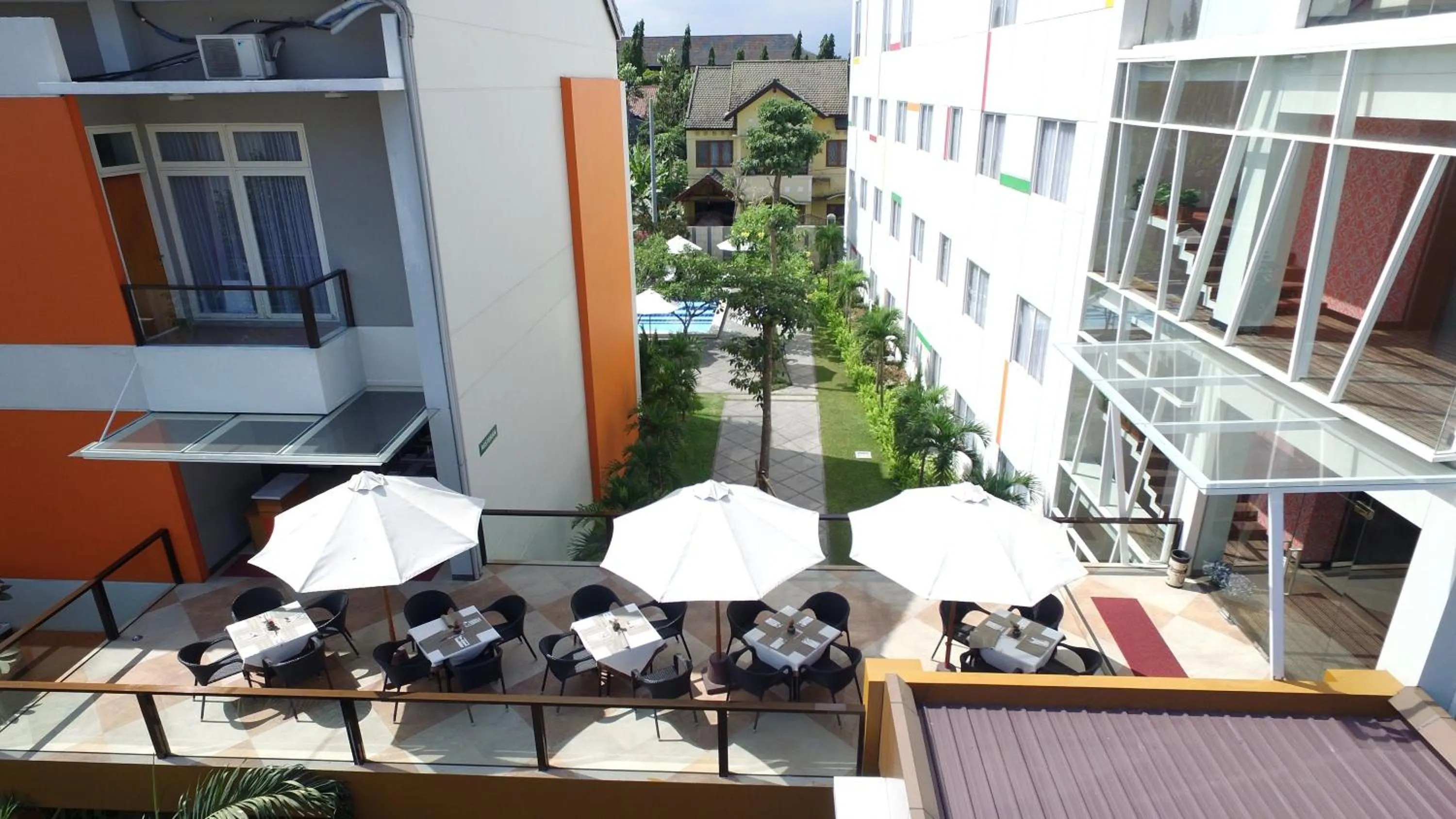 Seating area in The Victoria Hotel Yogyakarta