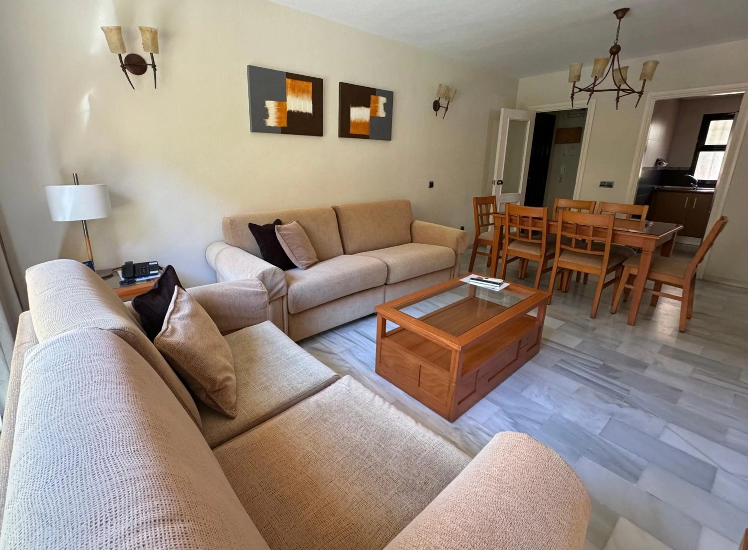 Living room in Macdonald Doña Lola Resort