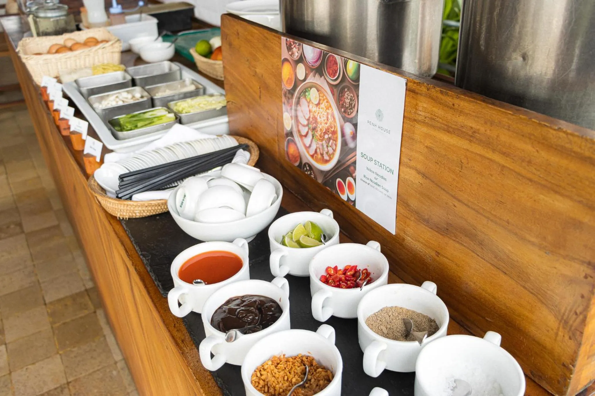 Breakfast in Penh House Hotel