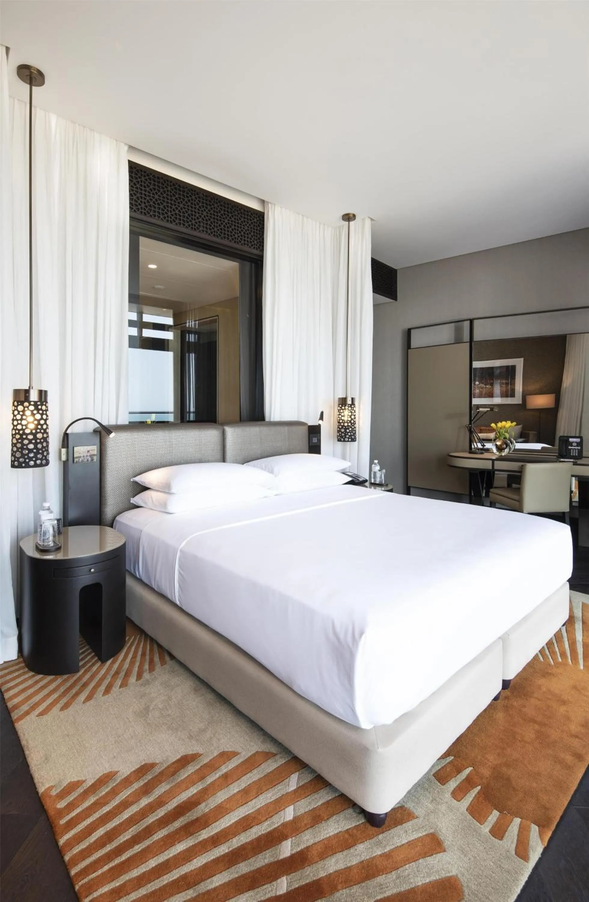 Bedroom, Bed in Grand Hyatt Abu Dhabi Hotel & Residences Emirates Pearl