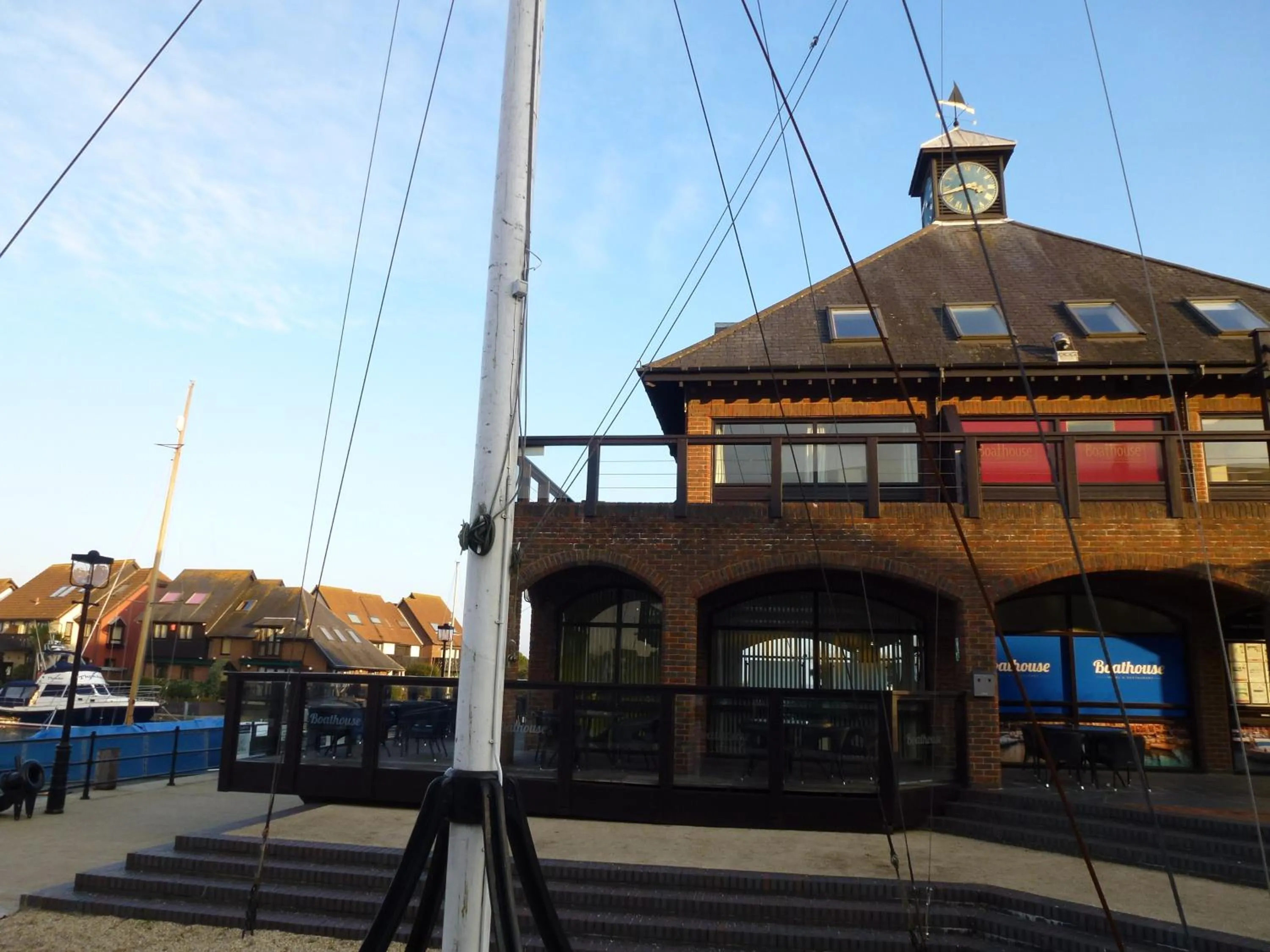 Property building in Boathouse Hotel