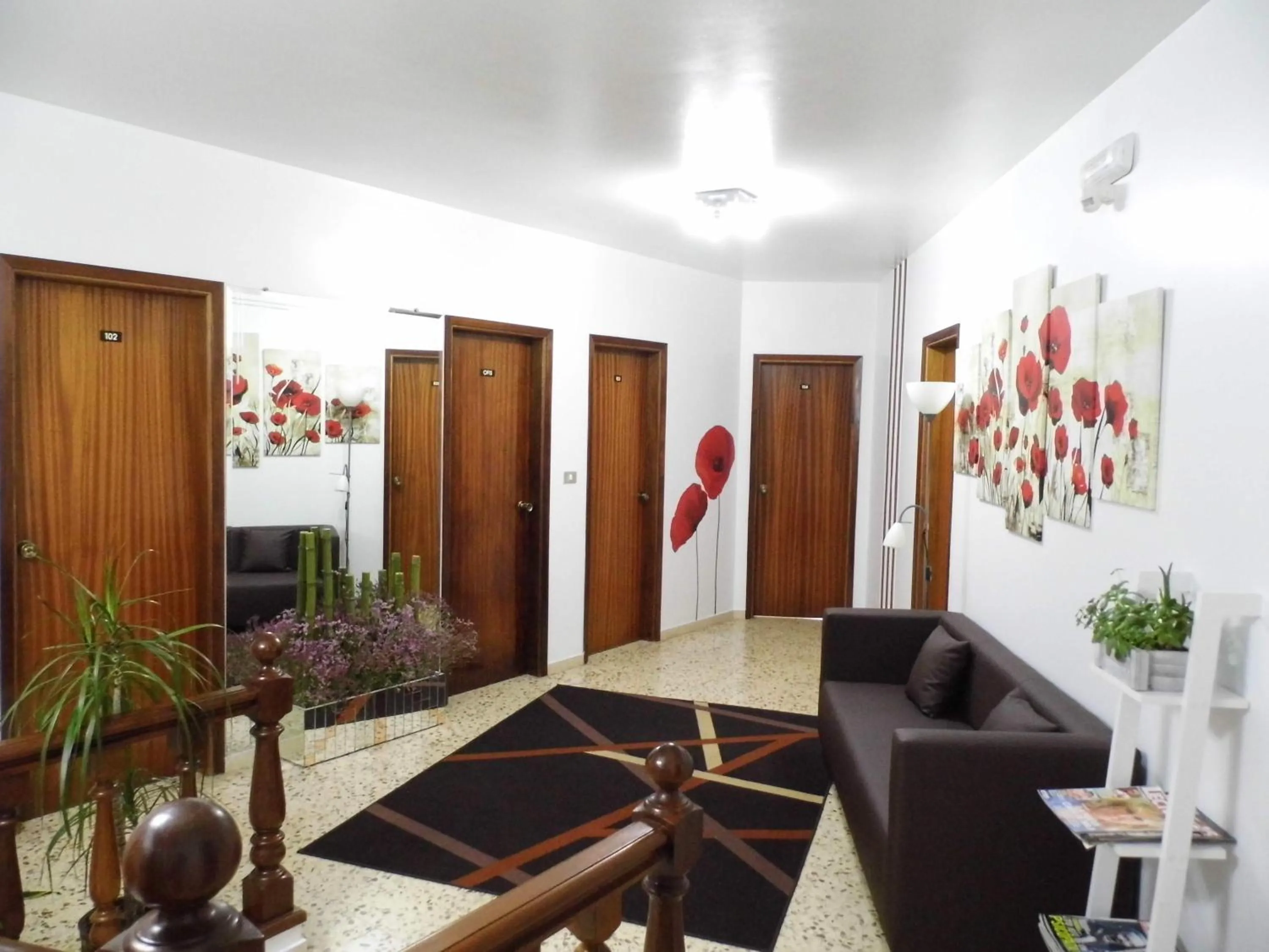 Lobby or reception in Hotel Arboleda