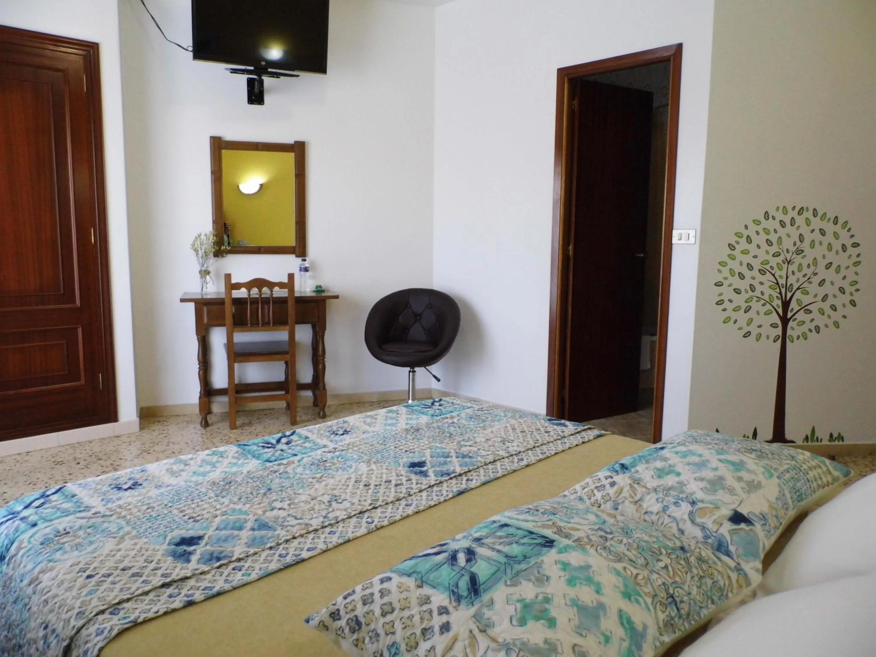 Bedroom, Bed in Hotel Arboleda