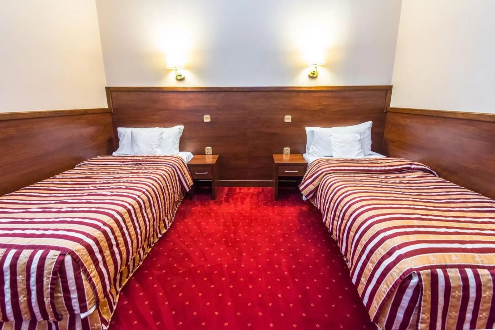 Bed in Hotel Poniatowski