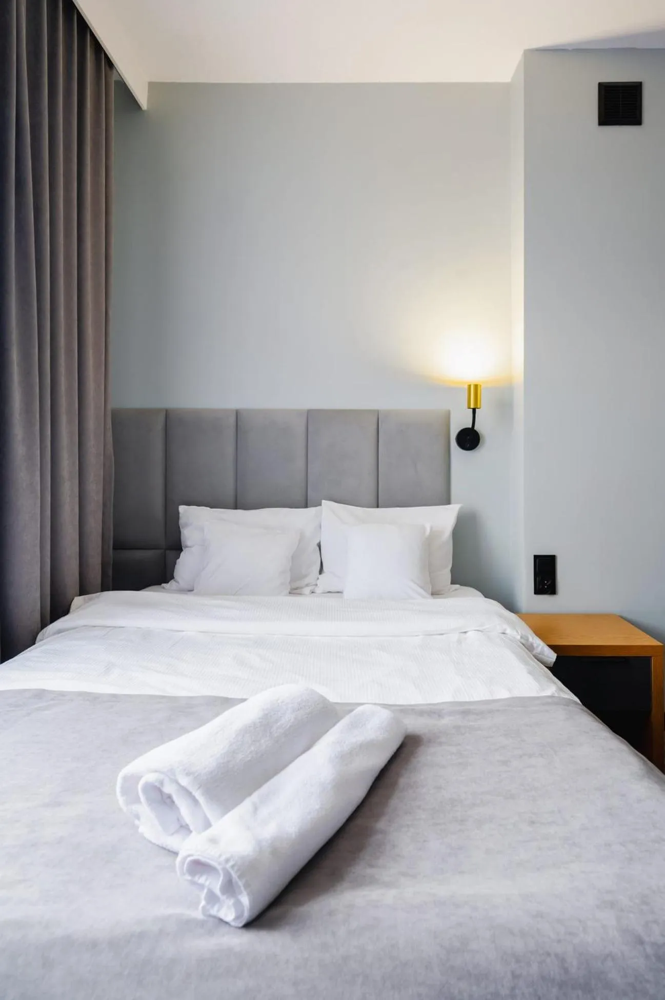 Bed in Hotel Poniatowski