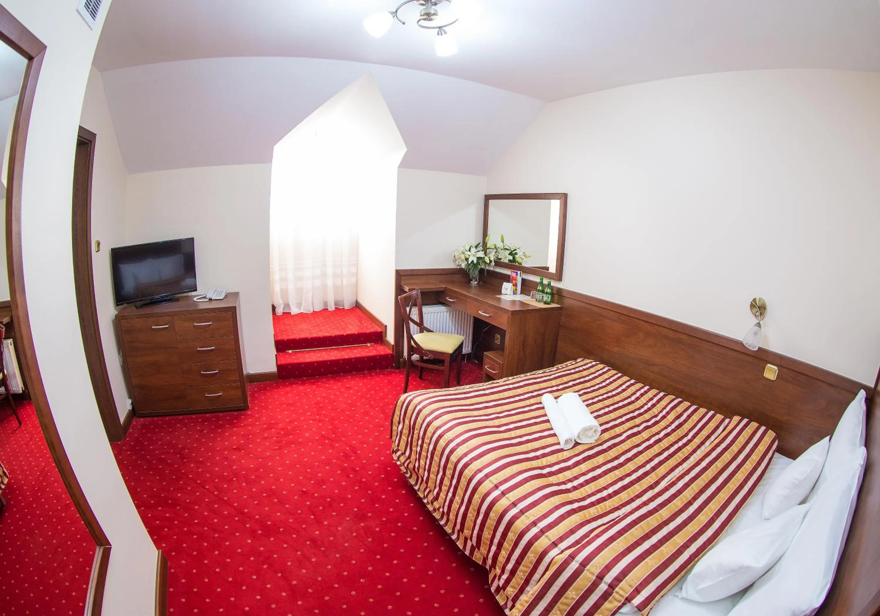 Bed in Hotel Poniatowski