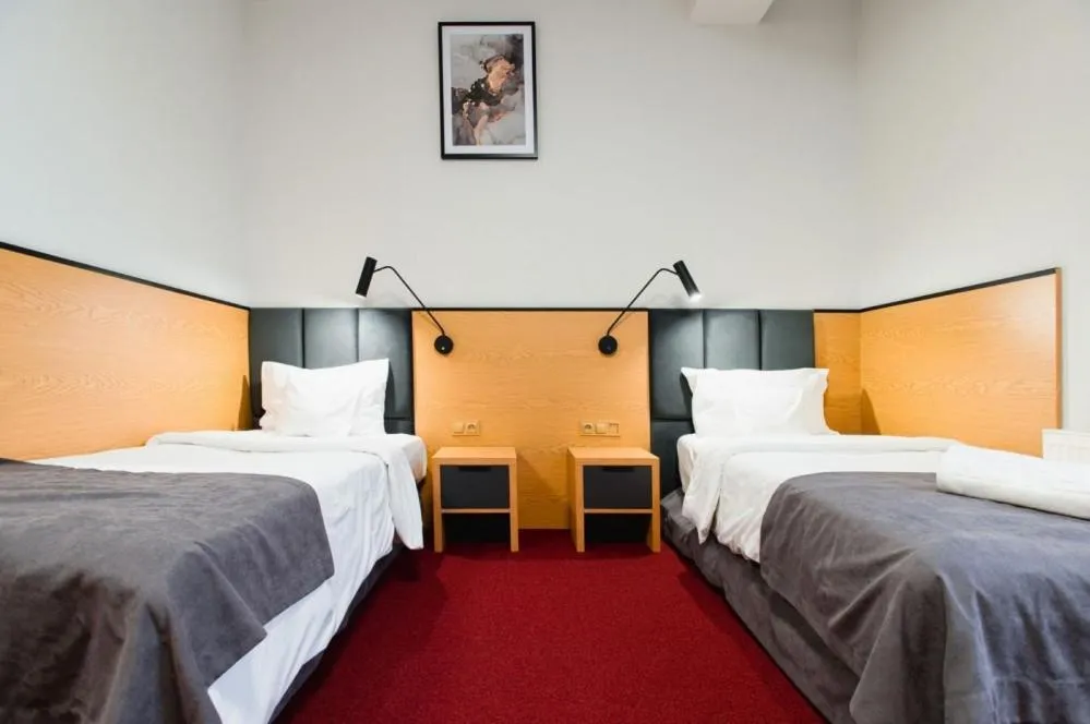 Bed in Hotel Poniatowski