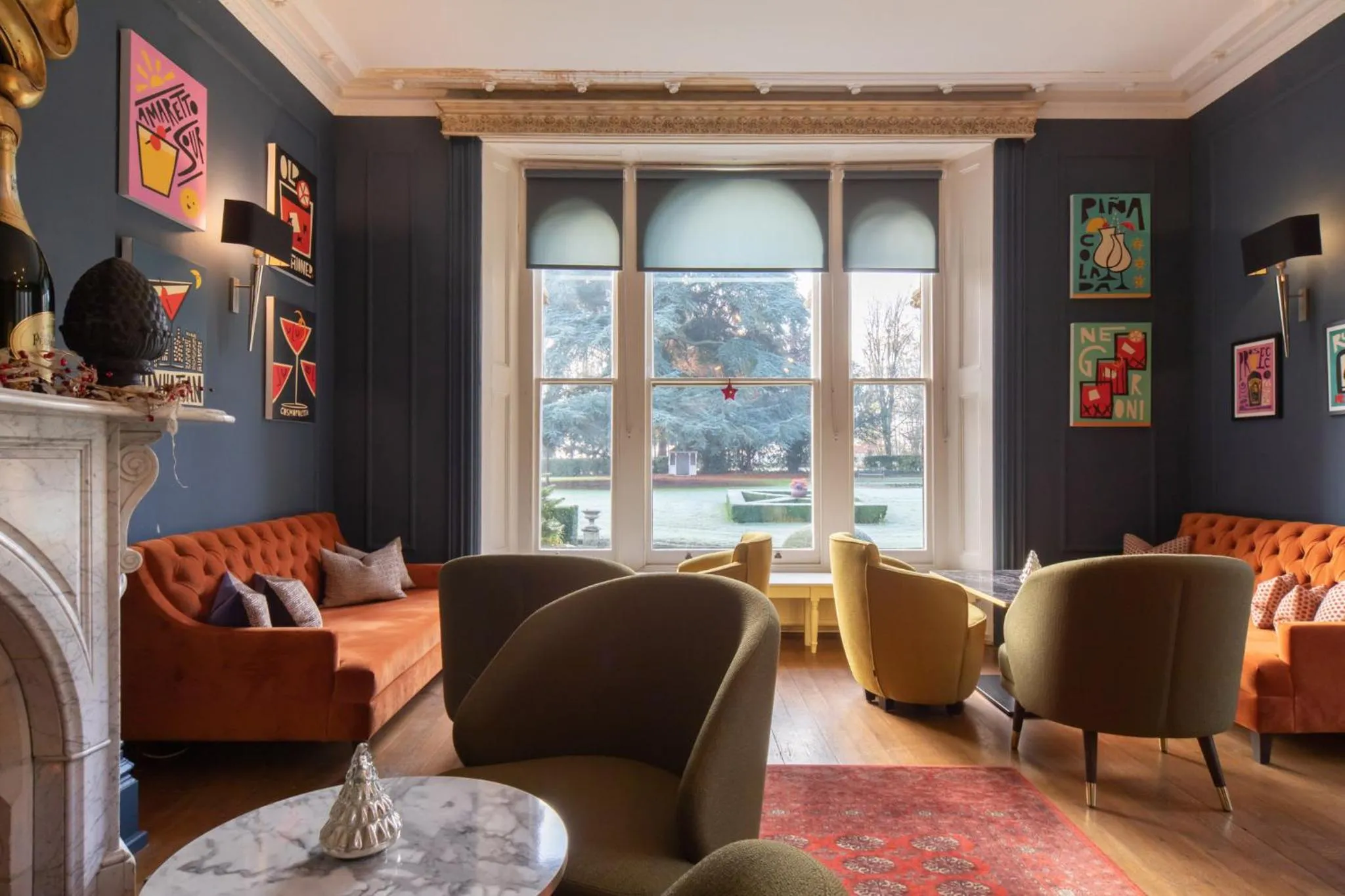 Seating area in Beechfield House