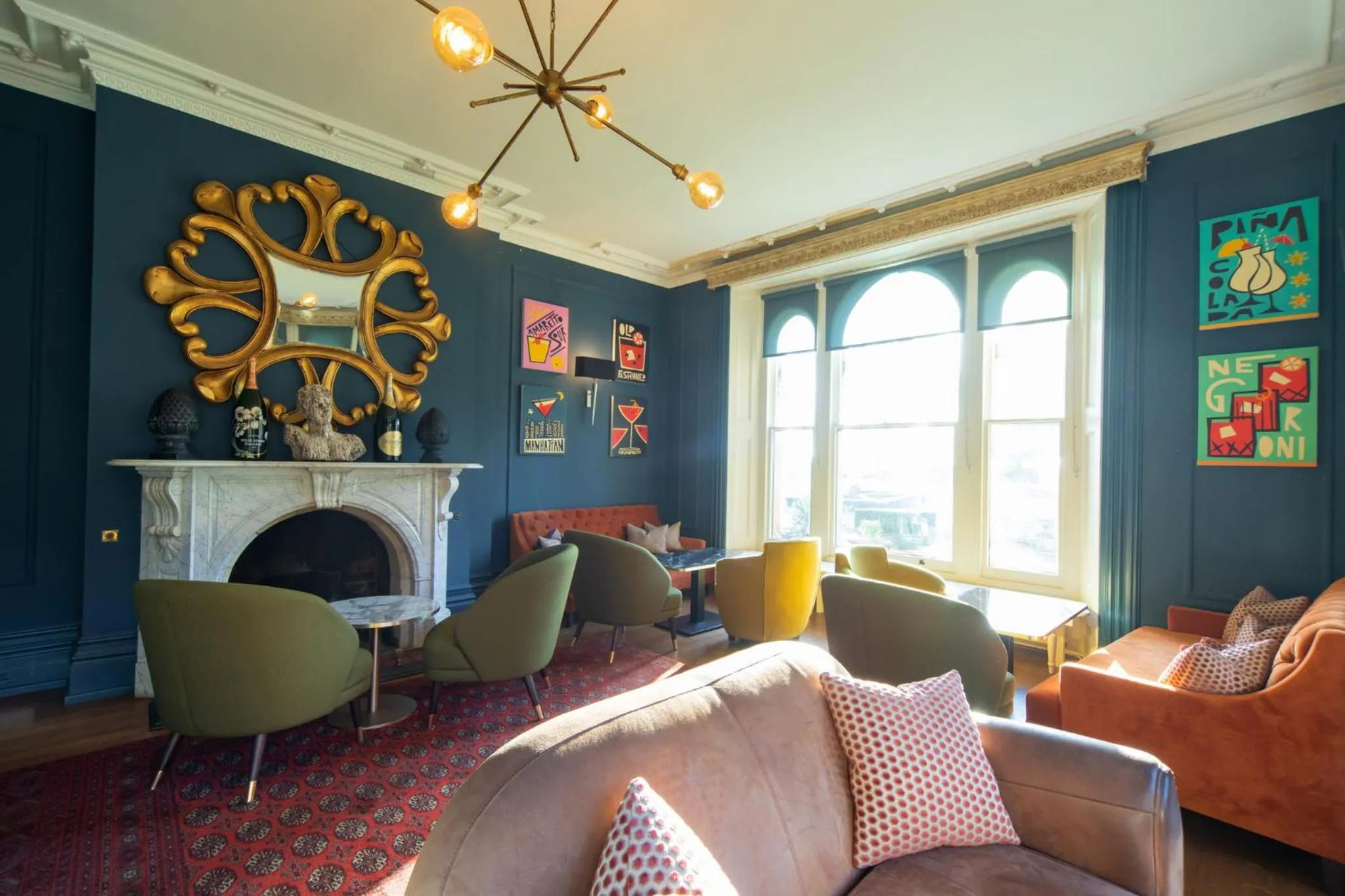 Seating area in Beechfield House
