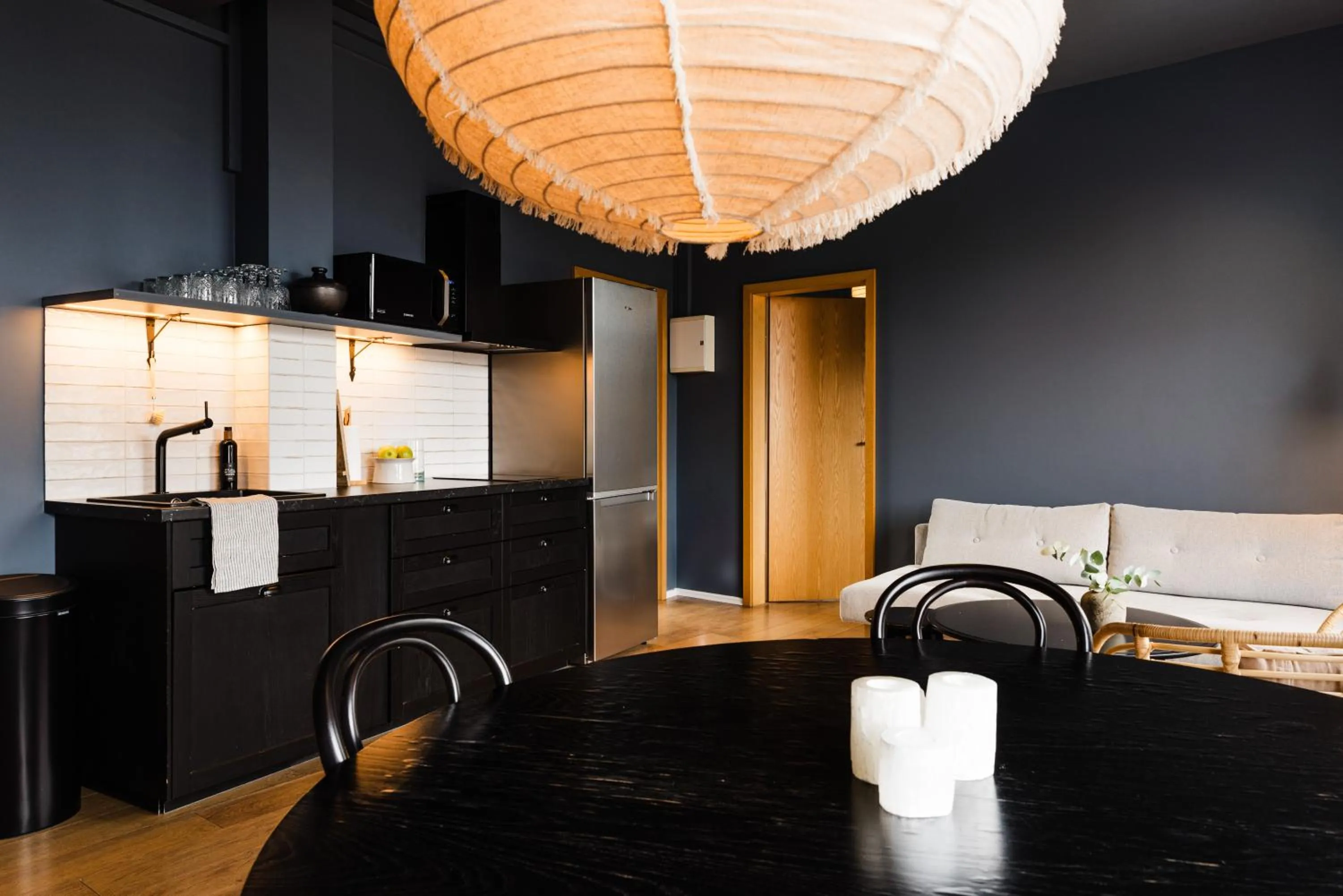 Kitchen or kitchenette in Rey Apartments