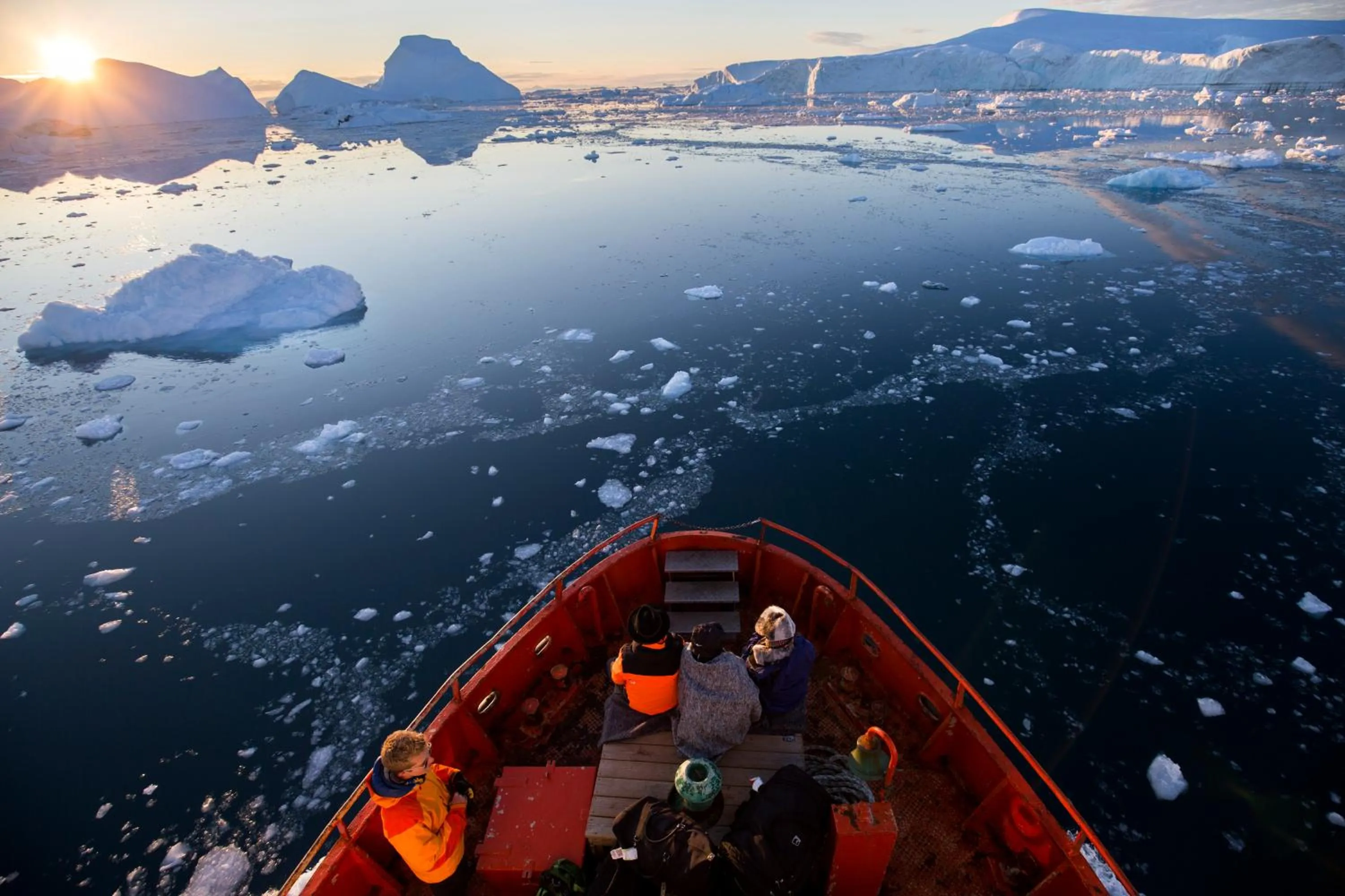 Natural landscape in Hotel Icefiord