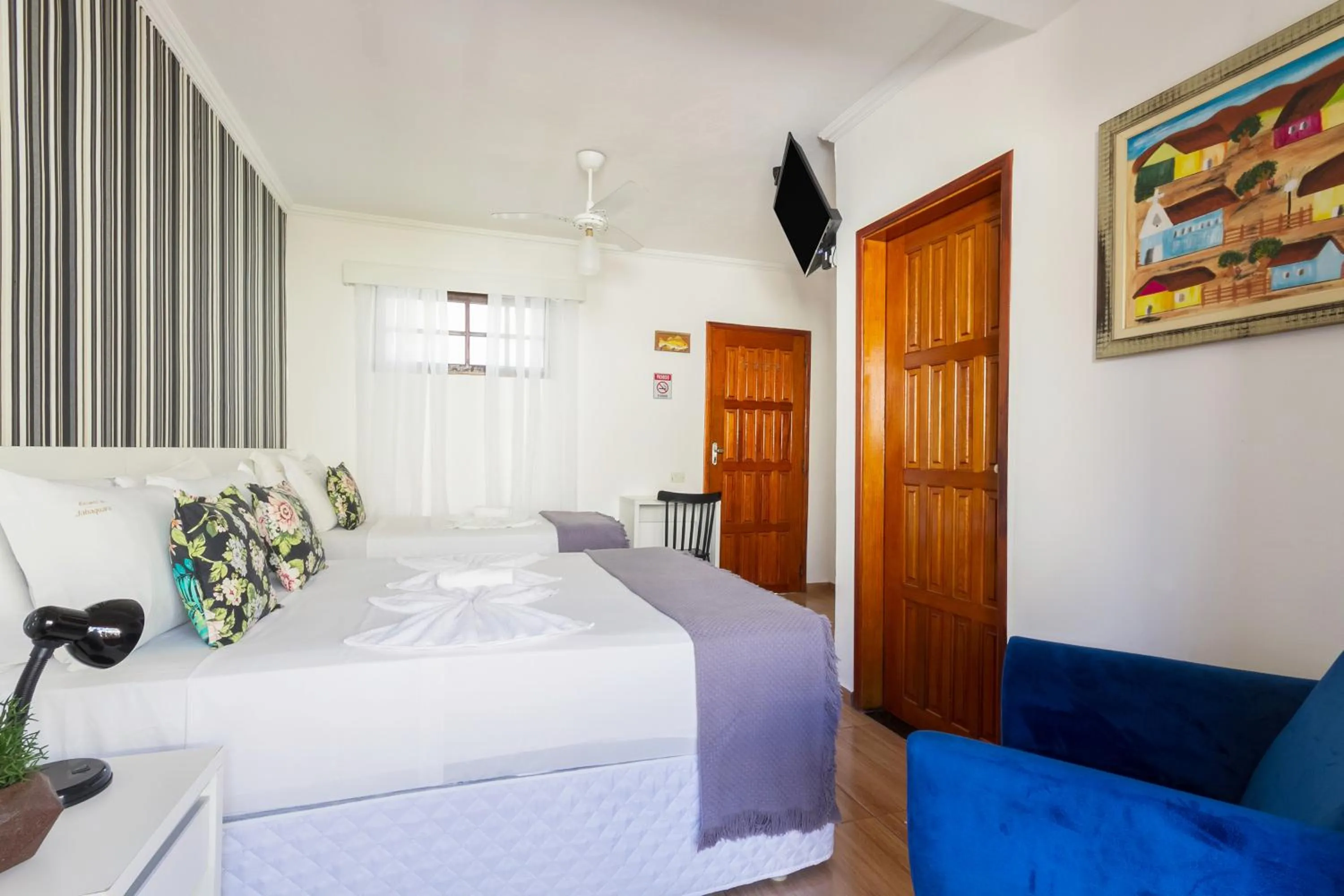 Bed in Pousada Recanto do Jabaquara