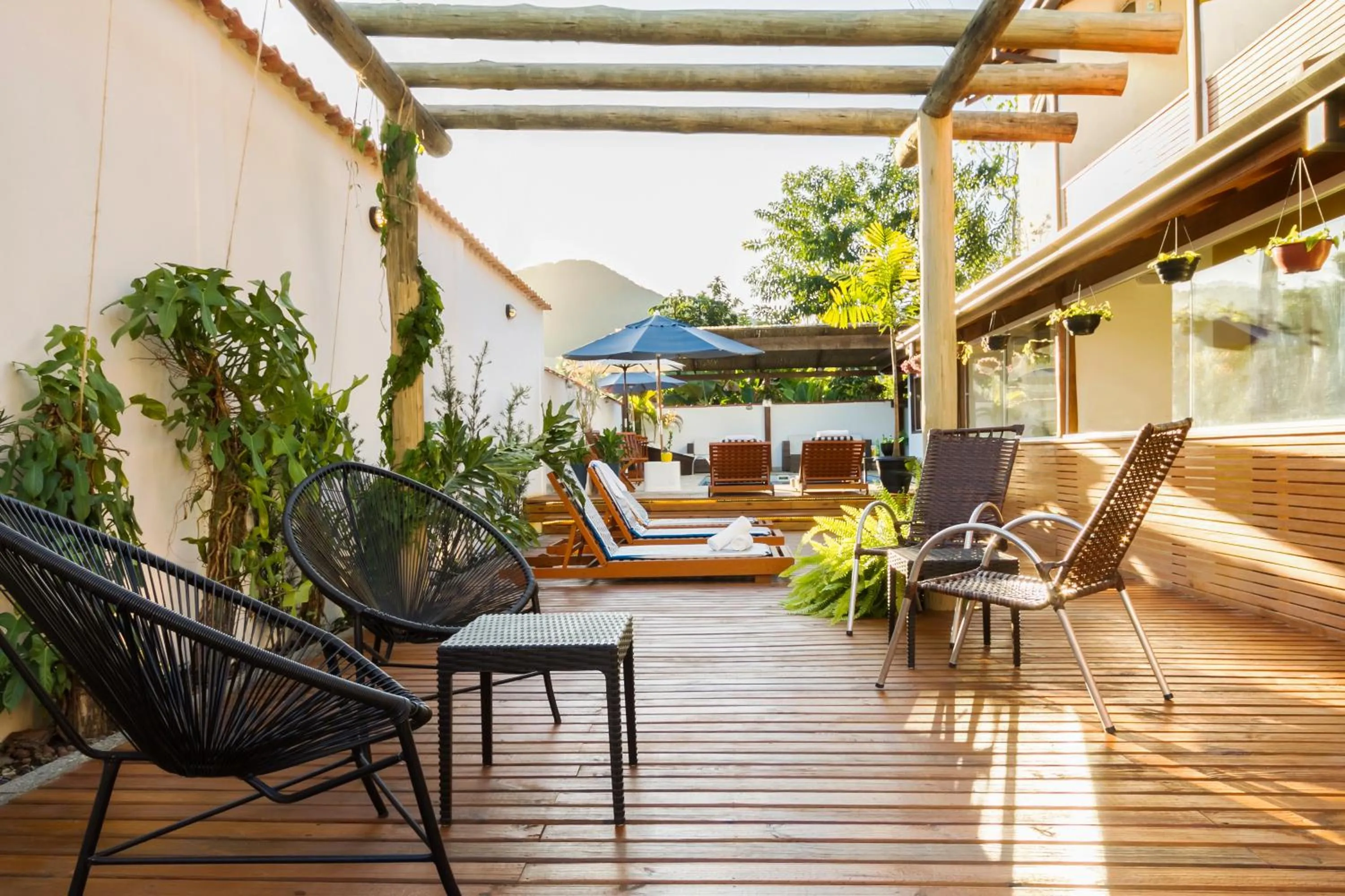 Swimming pool in Pousada Recanto do Jabaquara