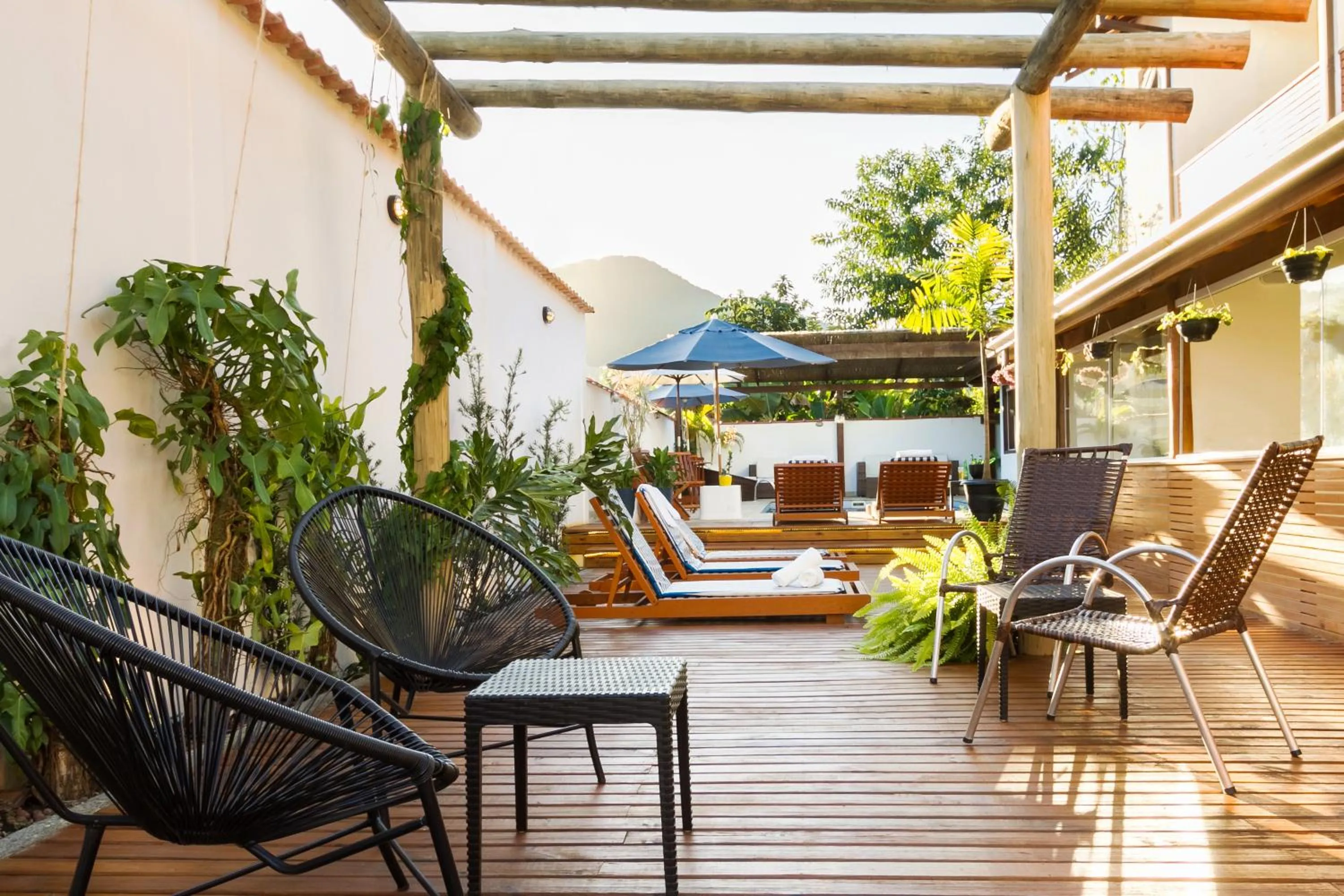 Swimming pool in Pousada Recanto do Jabaquara