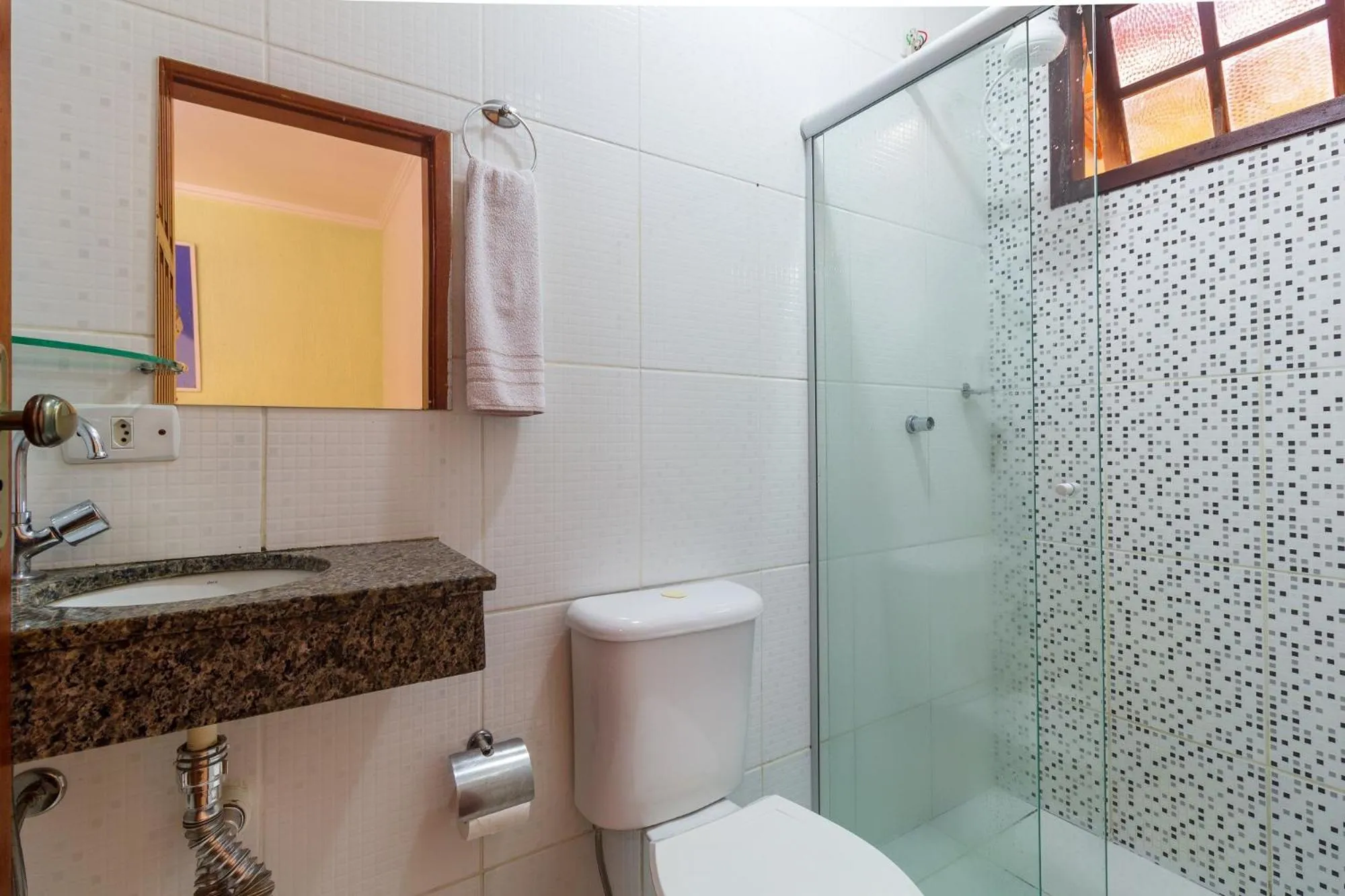 Bathroom in Pousada Recanto do Jabaquara