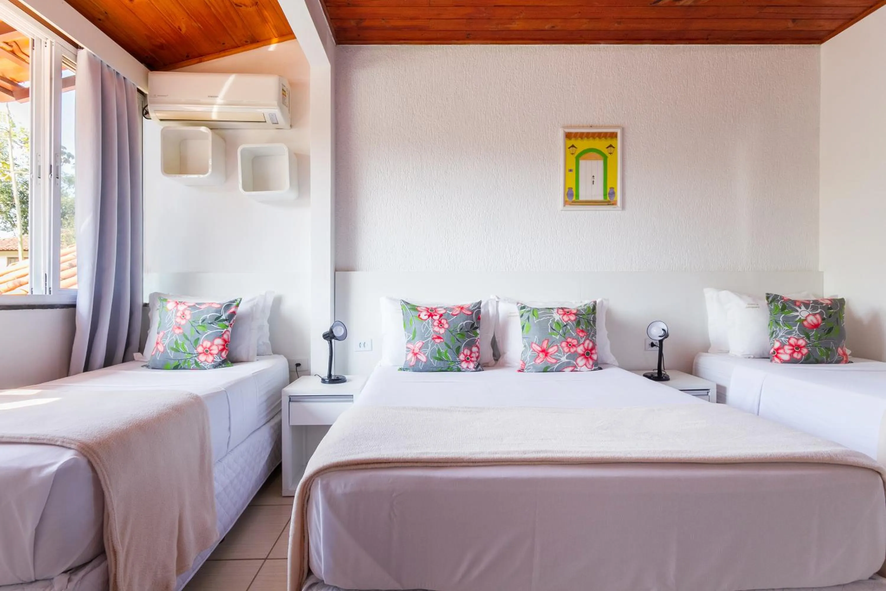 Bed in Pousada Recanto do Jabaquara