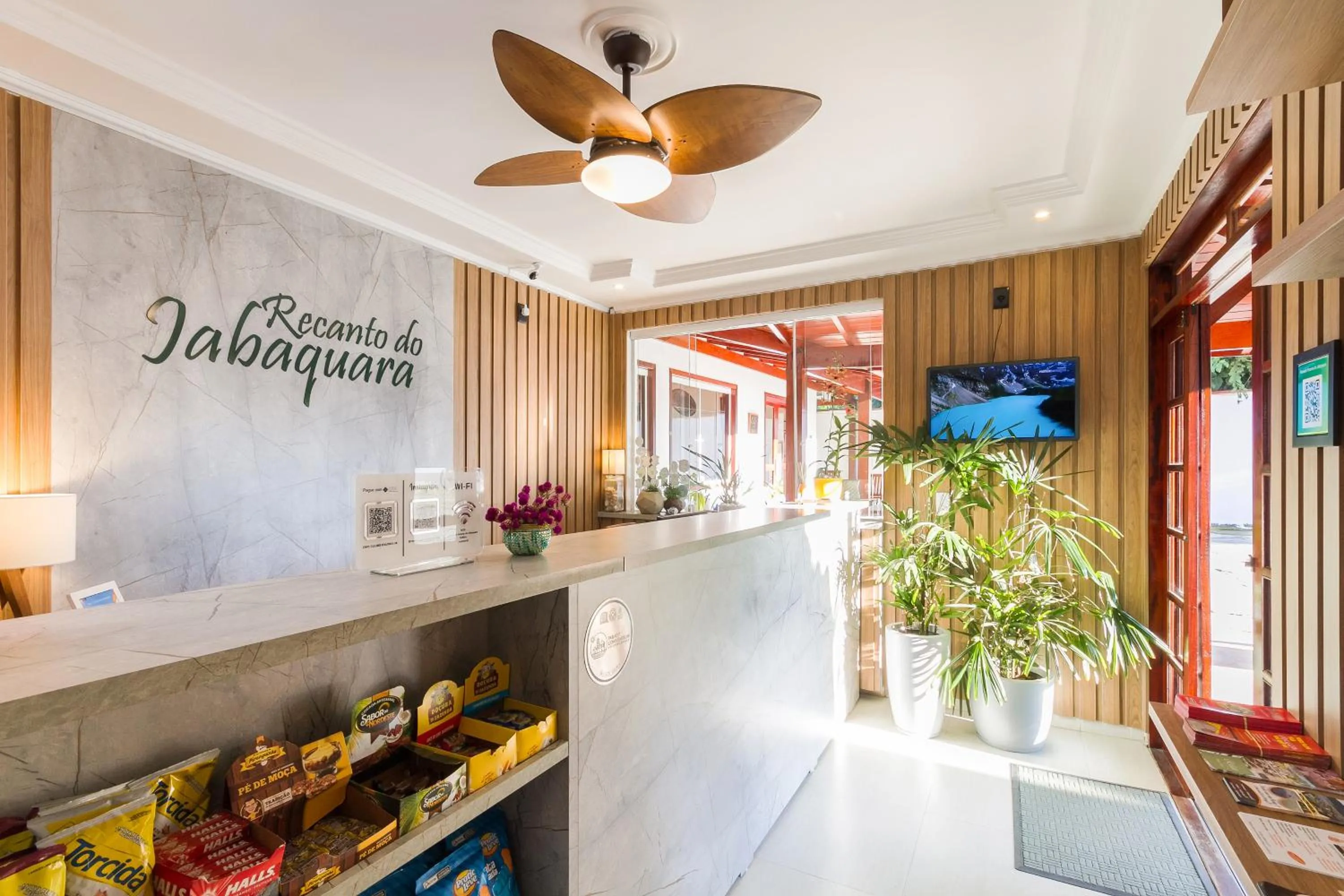 Lobby or reception in Pousada Recanto do Jabaquara