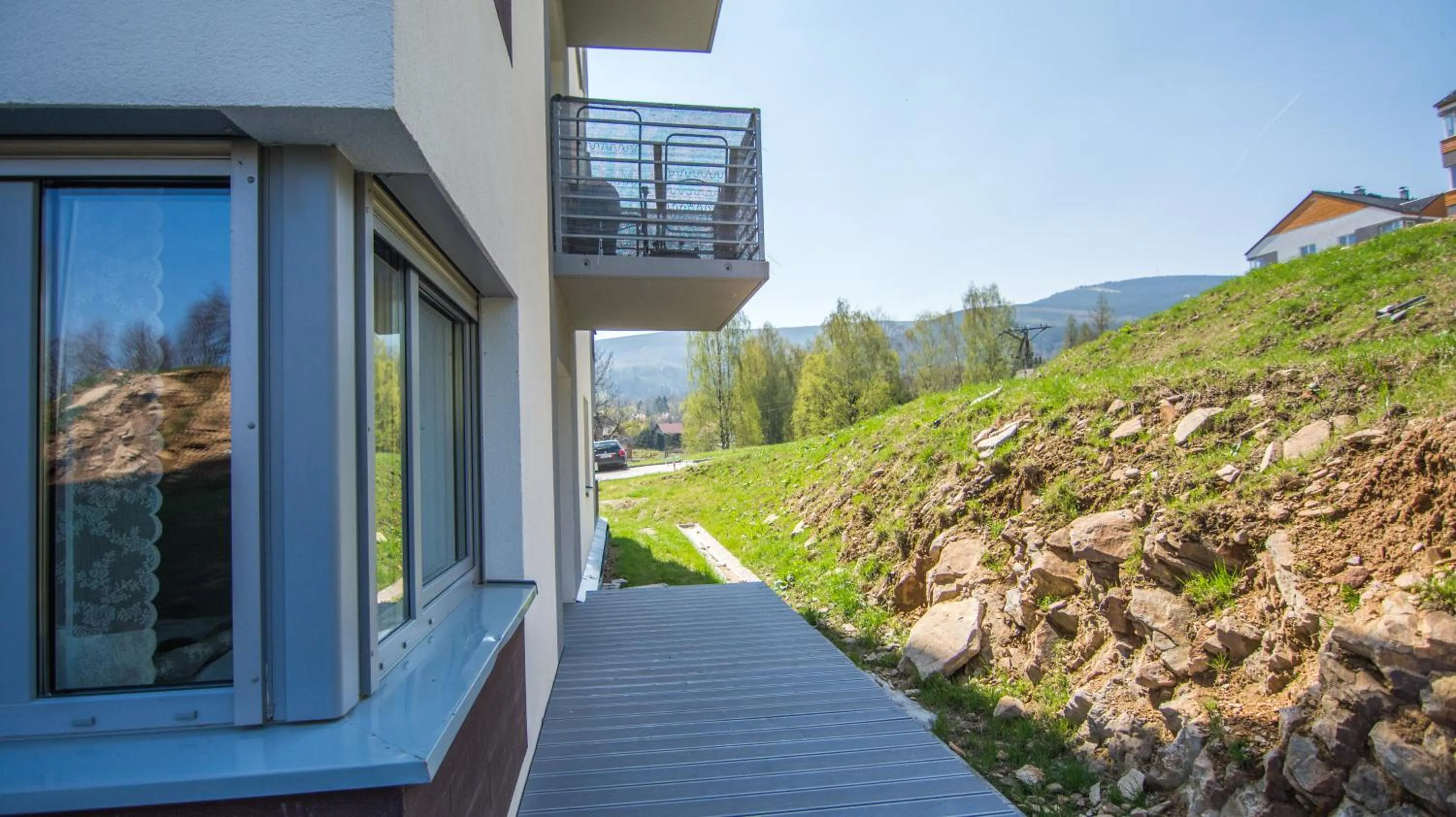 Balcony/Terrace in Apartamenty Izerskie - ul. Cicha 13H-I