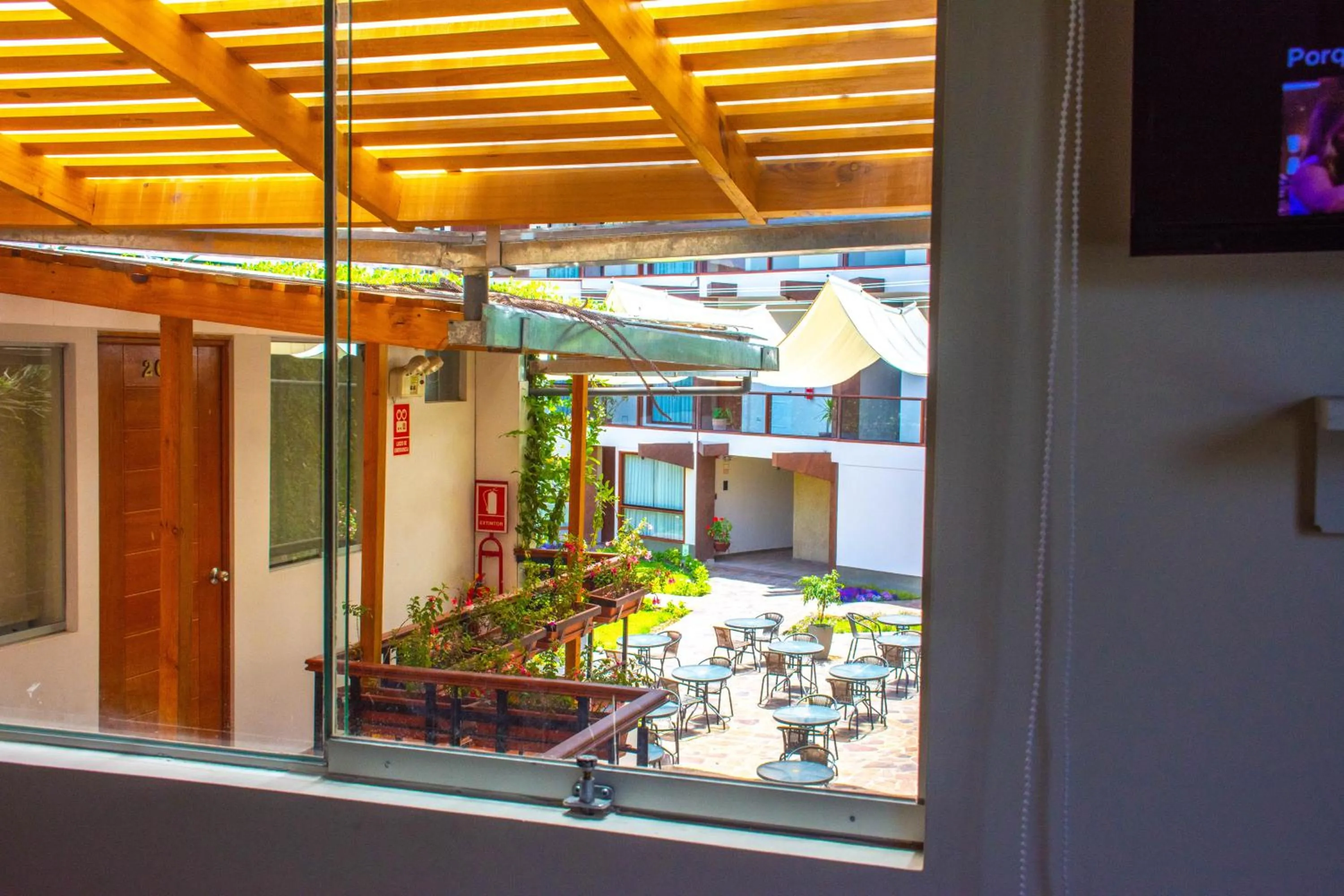 Garden view in Refugio Ecológico Arequipa