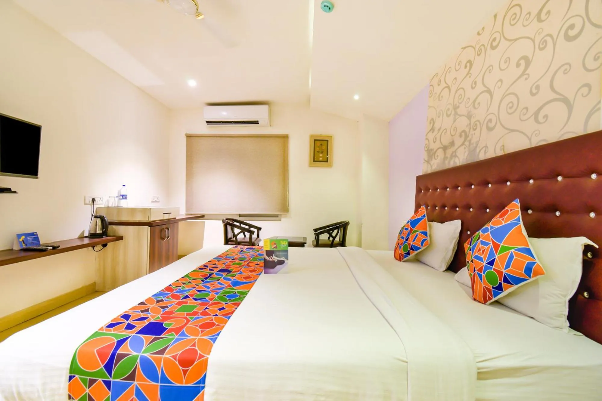 Bedroom, Bed in FabHotel Pentagon Next - Bhubaneswar Railway Station