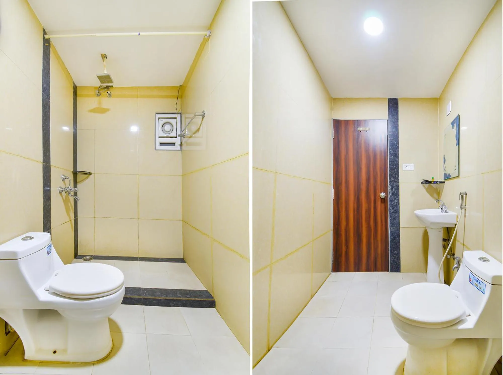 Bathroom in FabHotel Pentagon Next - Bhubaneswar Railway Station