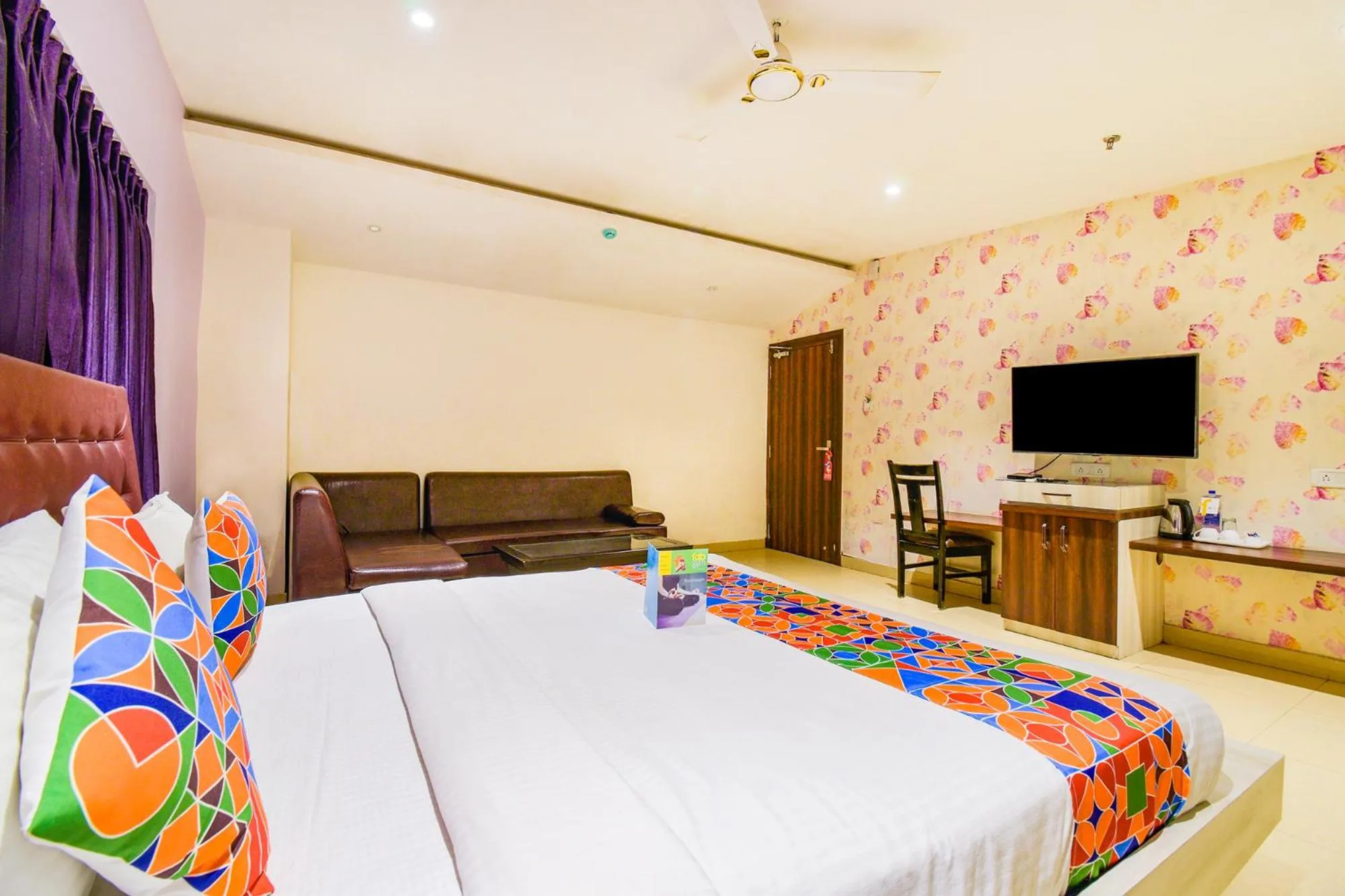 Bedroom, Bed in FabHotel Pentagon Next - Bhubaneswar Railway Station