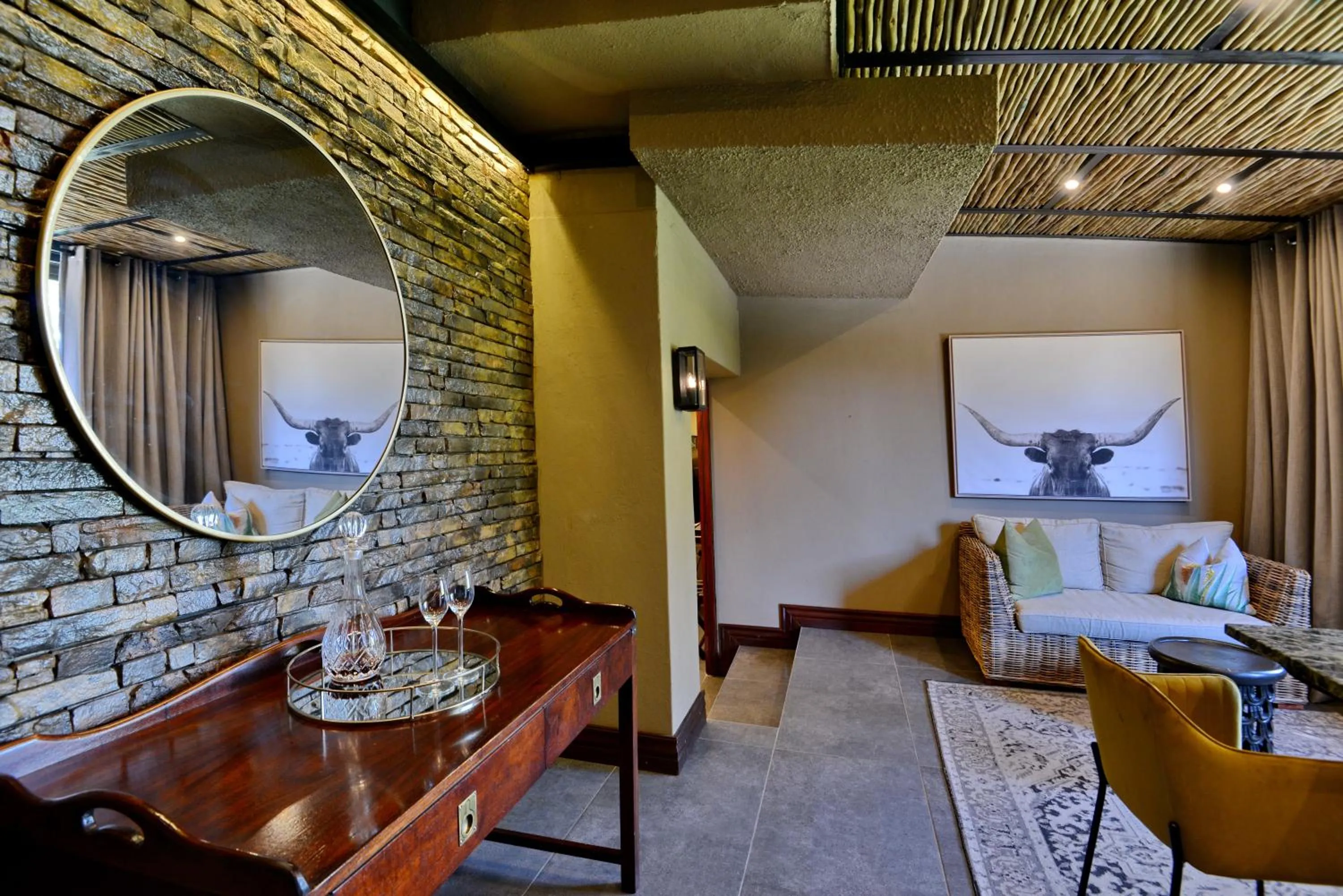 Seating area in The Residence