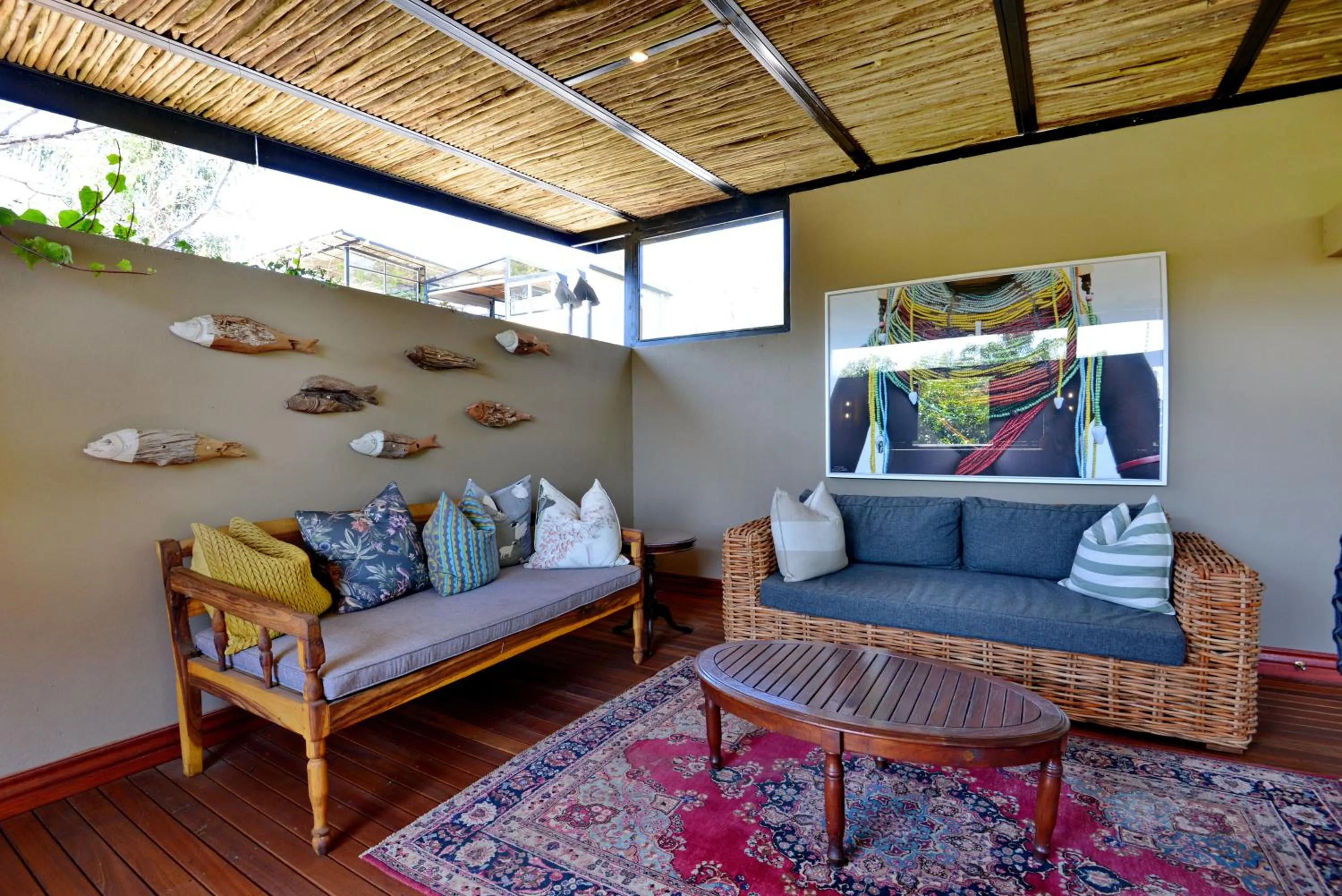 Seating area in The Residence