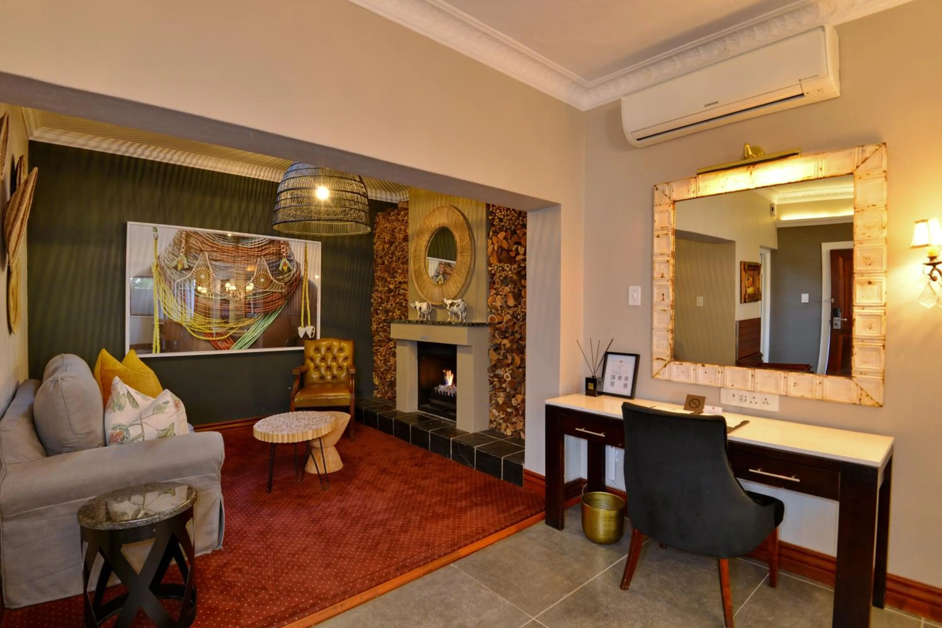 Seating area in The Residence