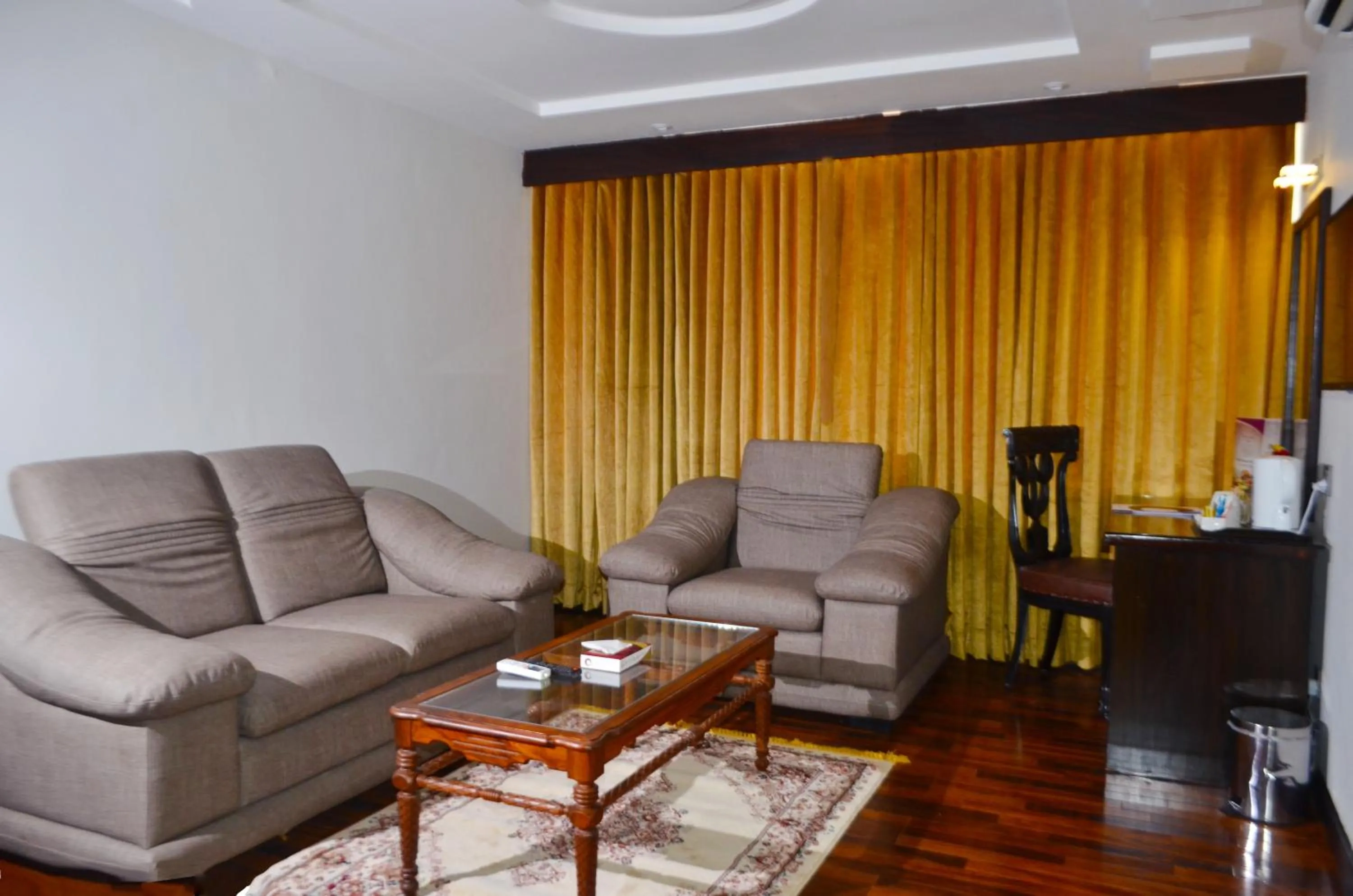 Seating area in Hotel One Sukkur