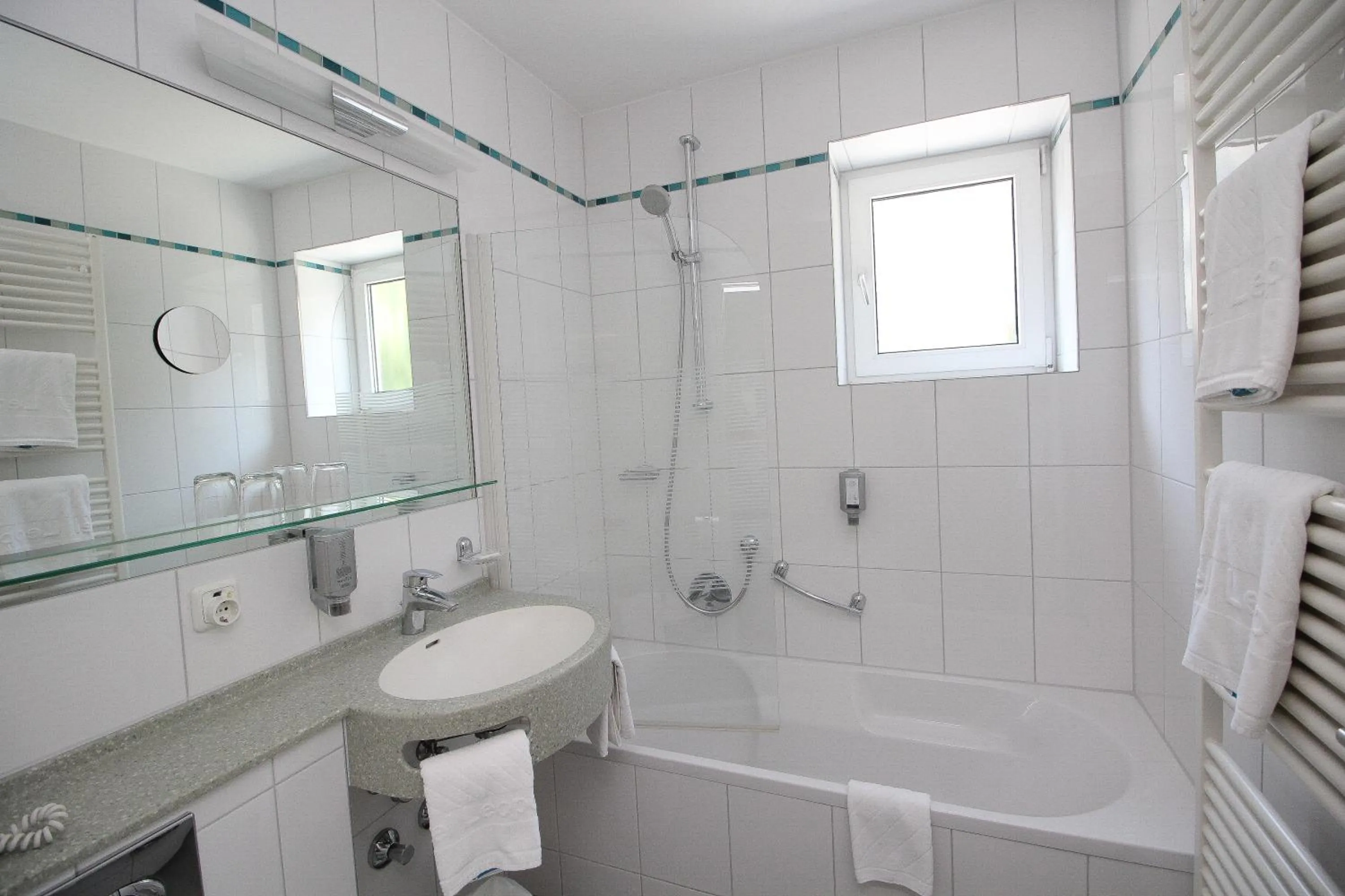 Bathroom in Hotel Leopold