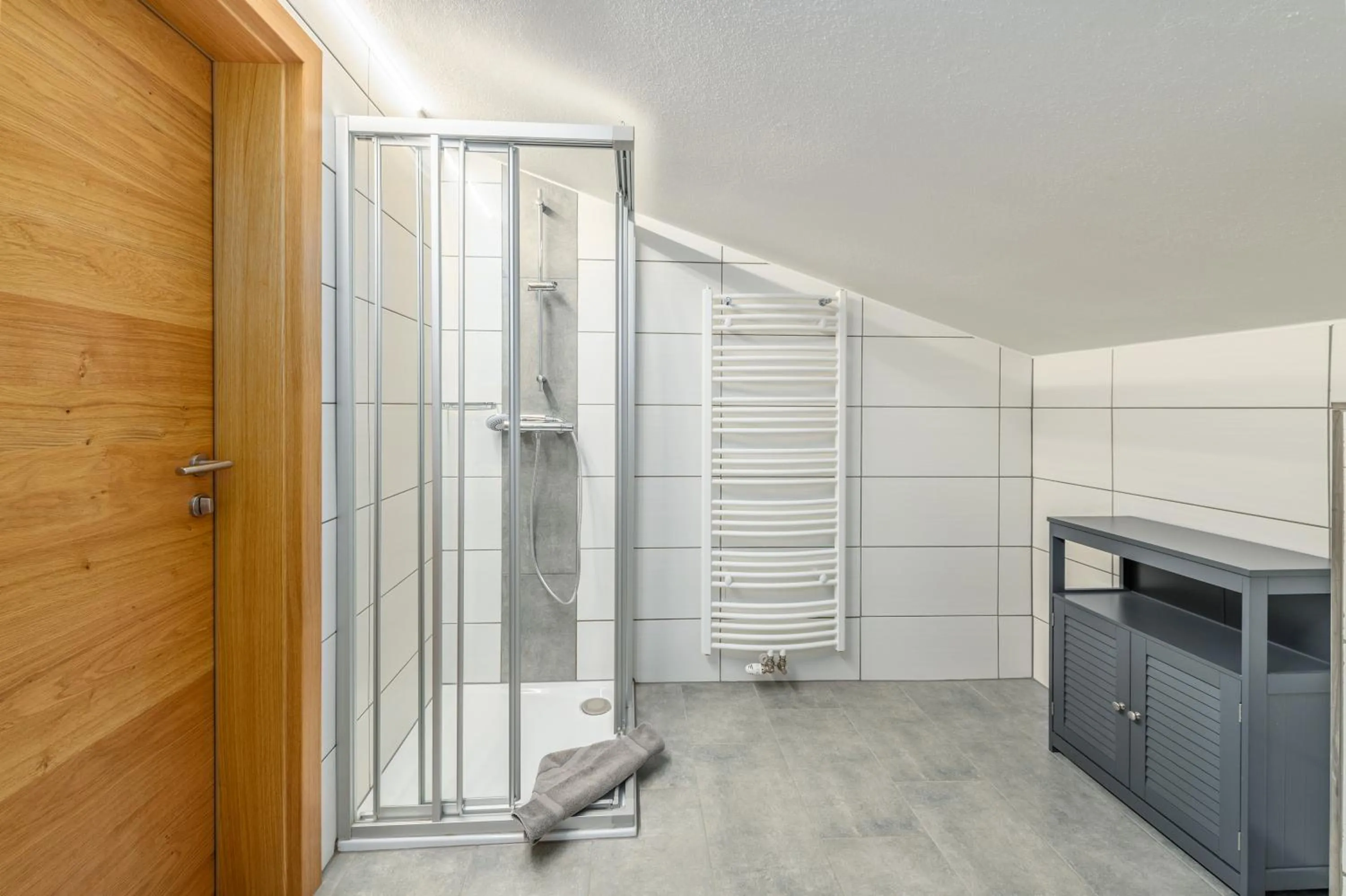 Bathroom in Panoramahotel Stocker