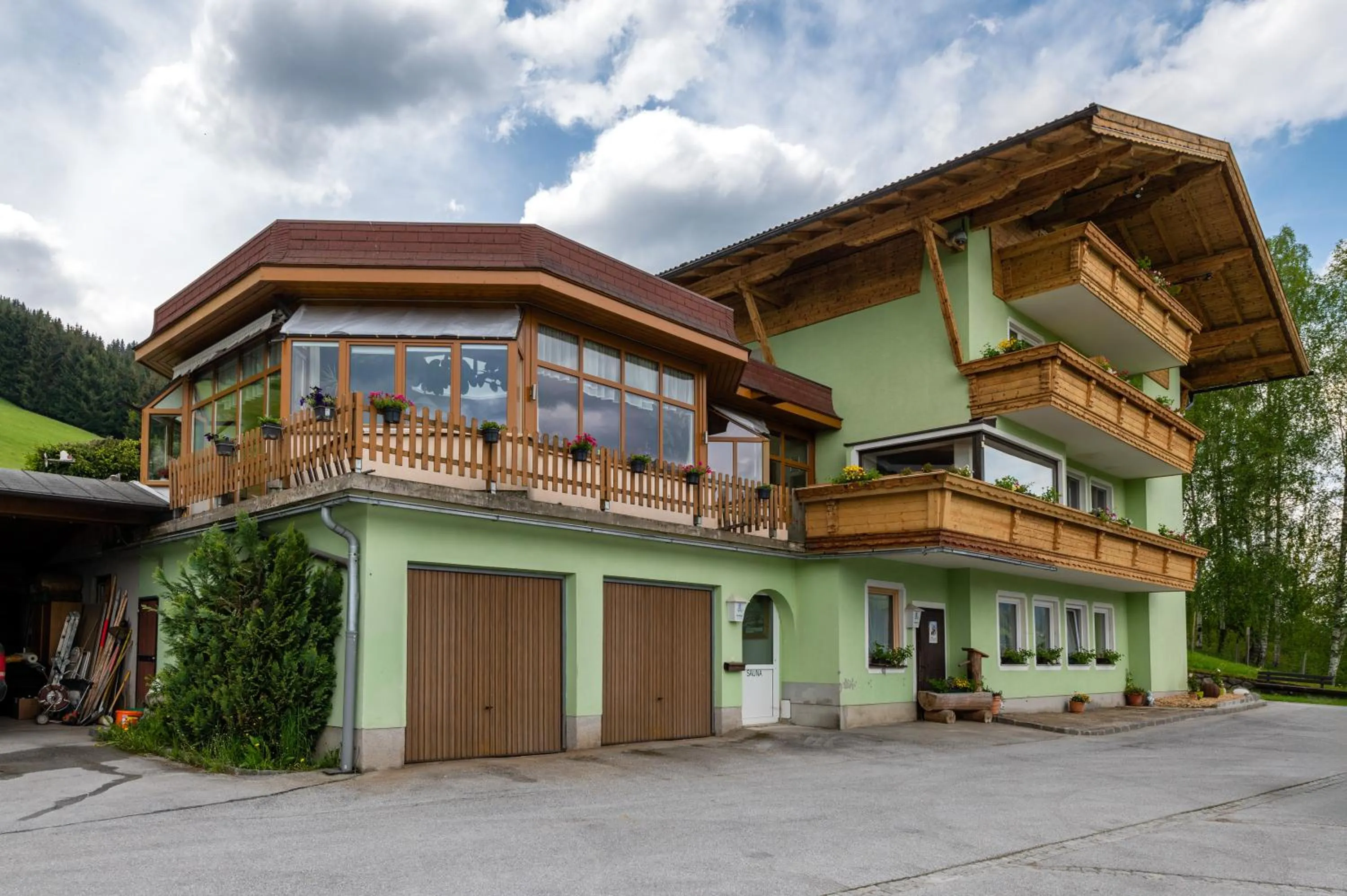 Property building in Panoramahotel Stocker