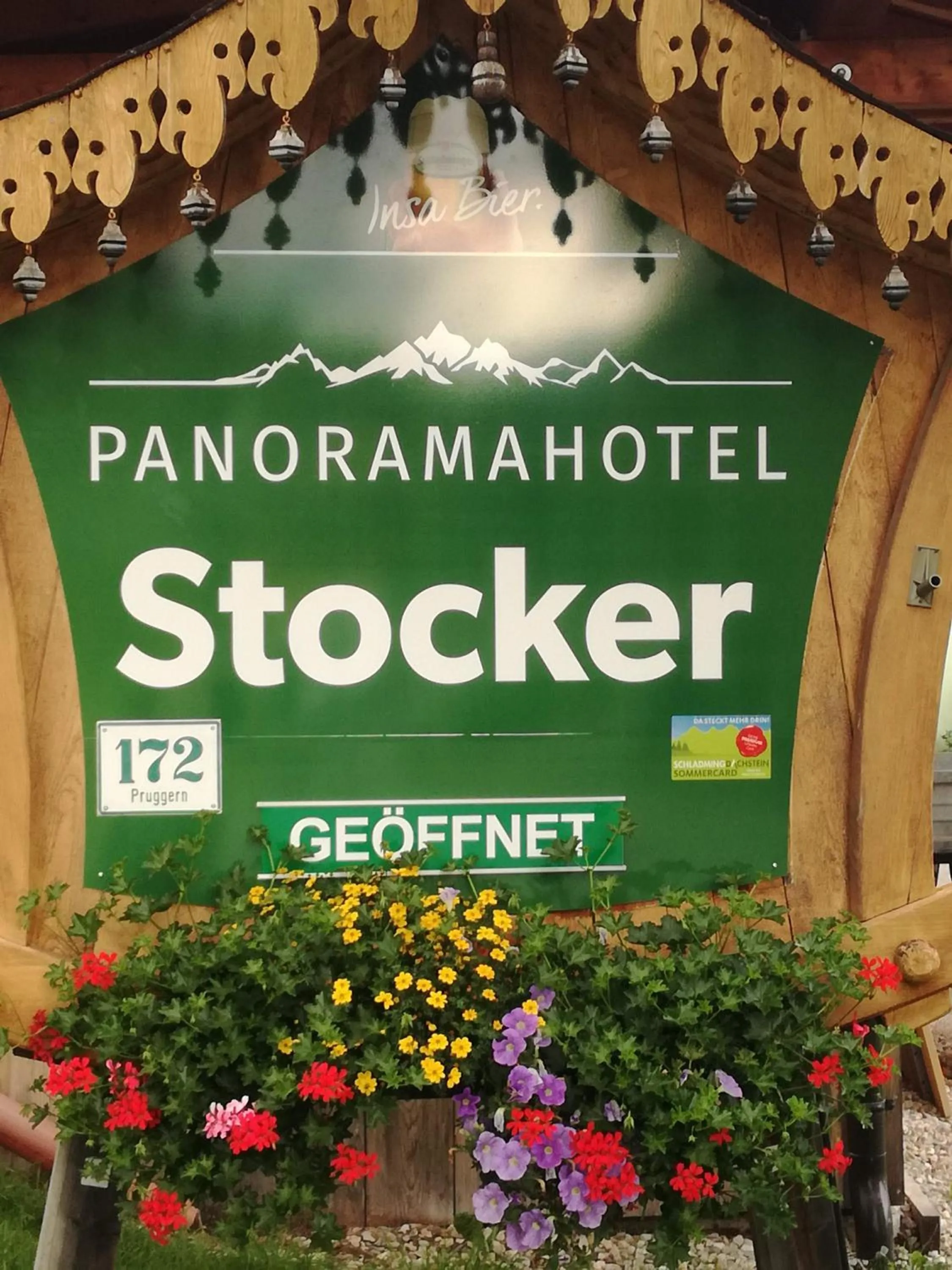 Property logo or sign in Panoramahotel Stocker