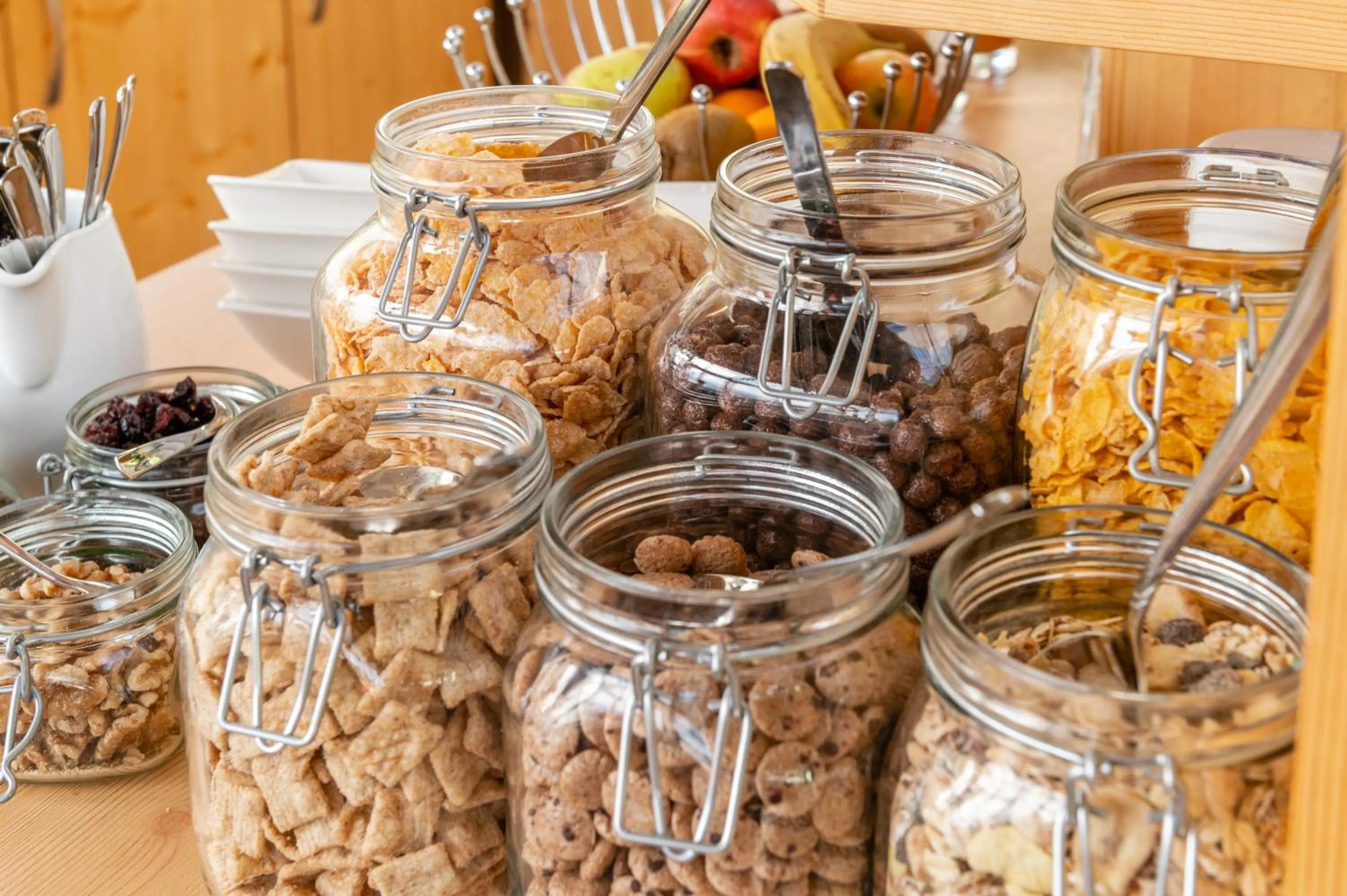 Food and drinks in Panoramahotel Stocker